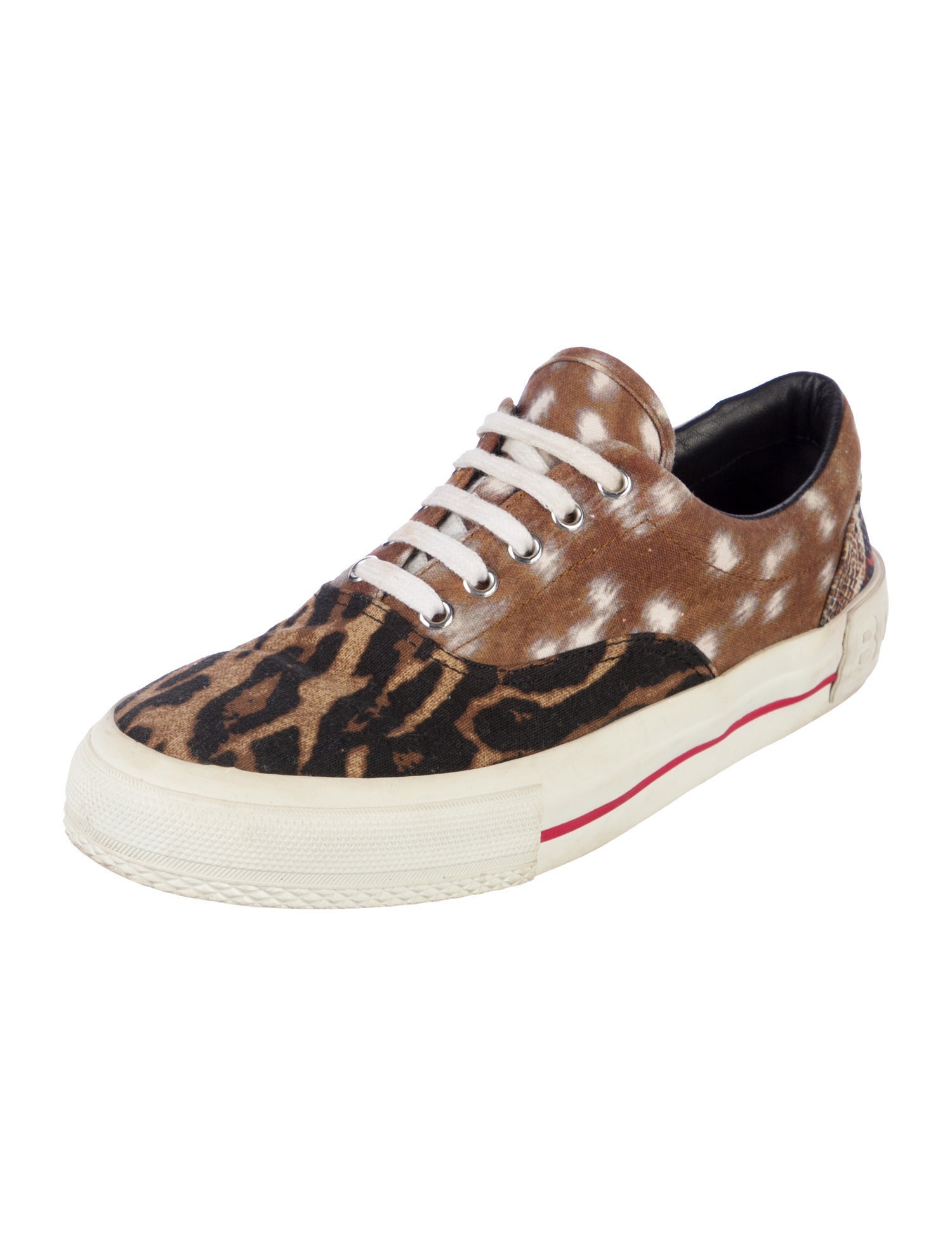 Burberry Animal Print Sneakers