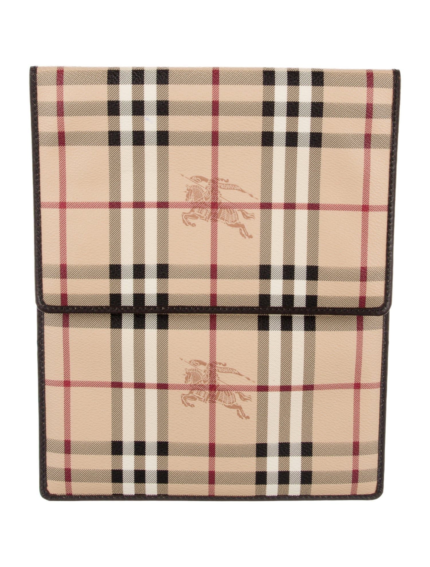 Burberry Pattern Print Coated Canvas iPad Case