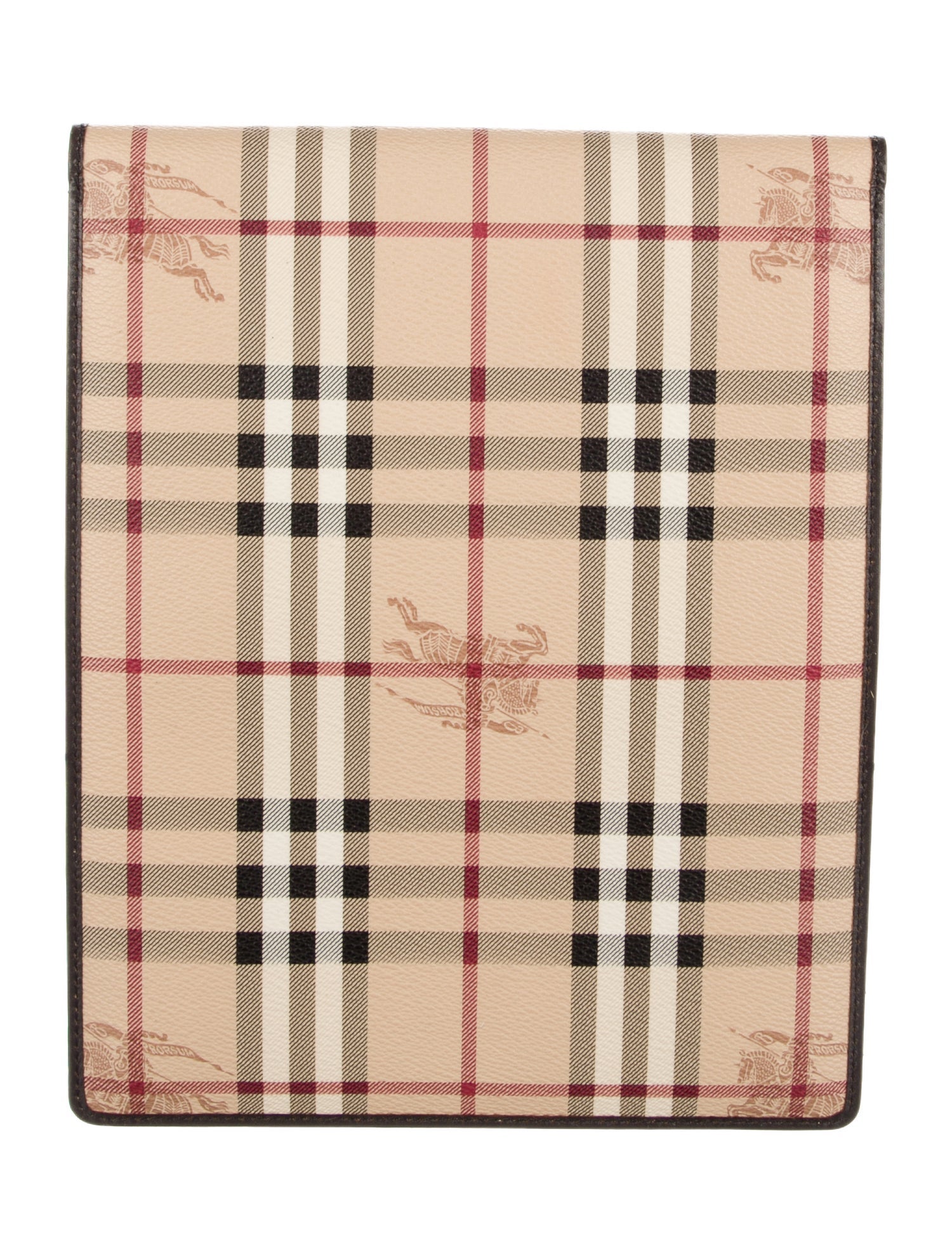 Burberry Pattern Print Coated Canvas iPad Case