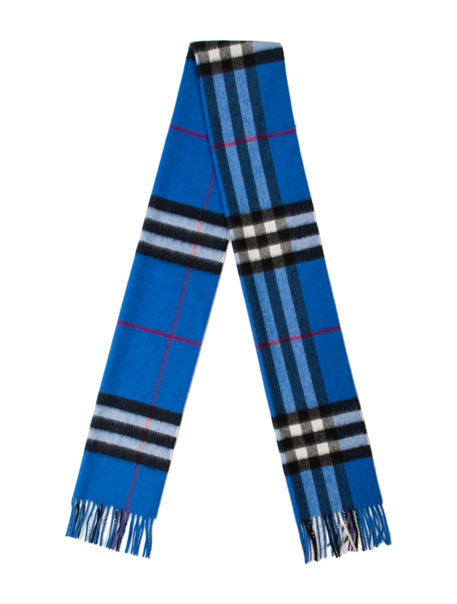 Burberry Cashmere House Check Pattern Scarf