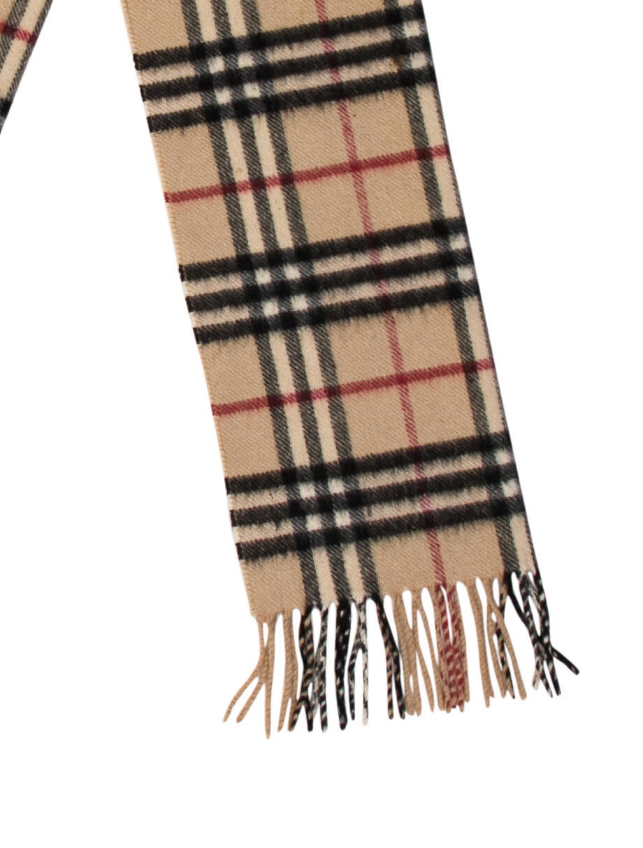 Burberry Cashmere House Check Pattern Scarf