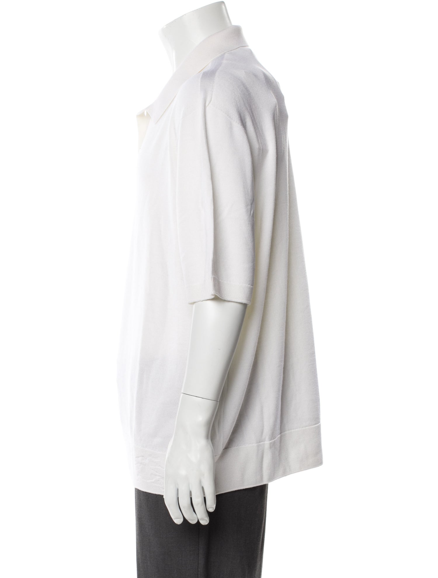 Burberry Wool Collar Polo Shirt