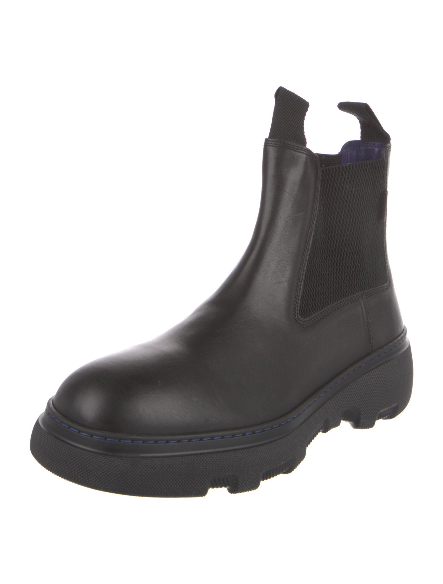 Burberry Leather Chelsea Boots