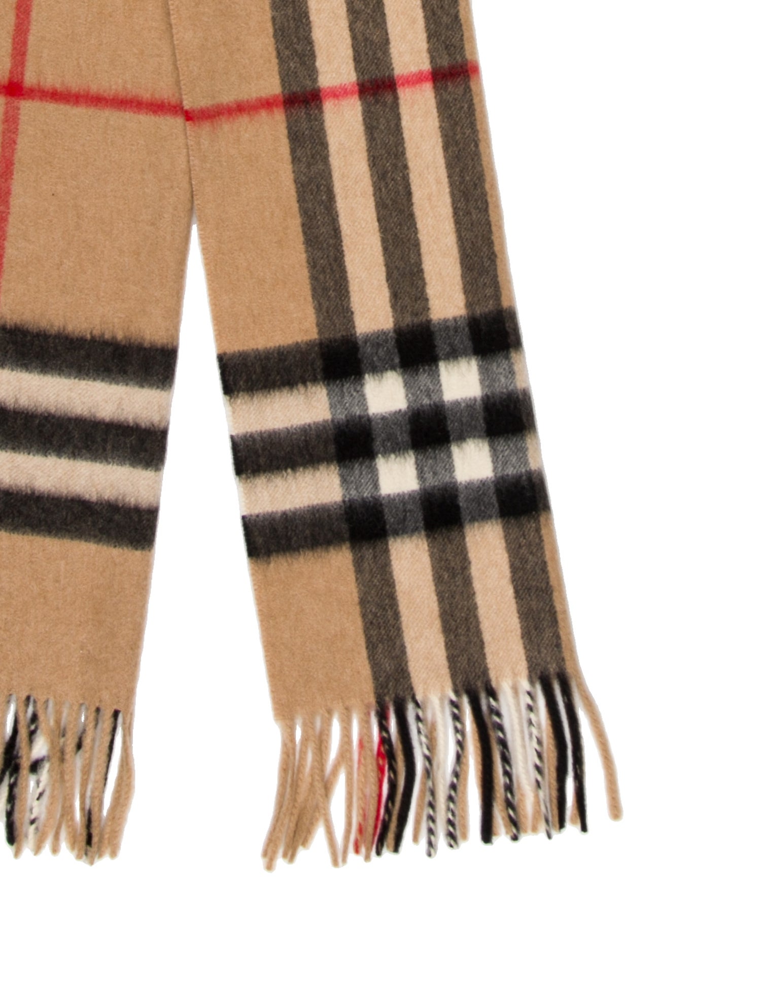 Burberry Cashmere House Check Pattern Scarf