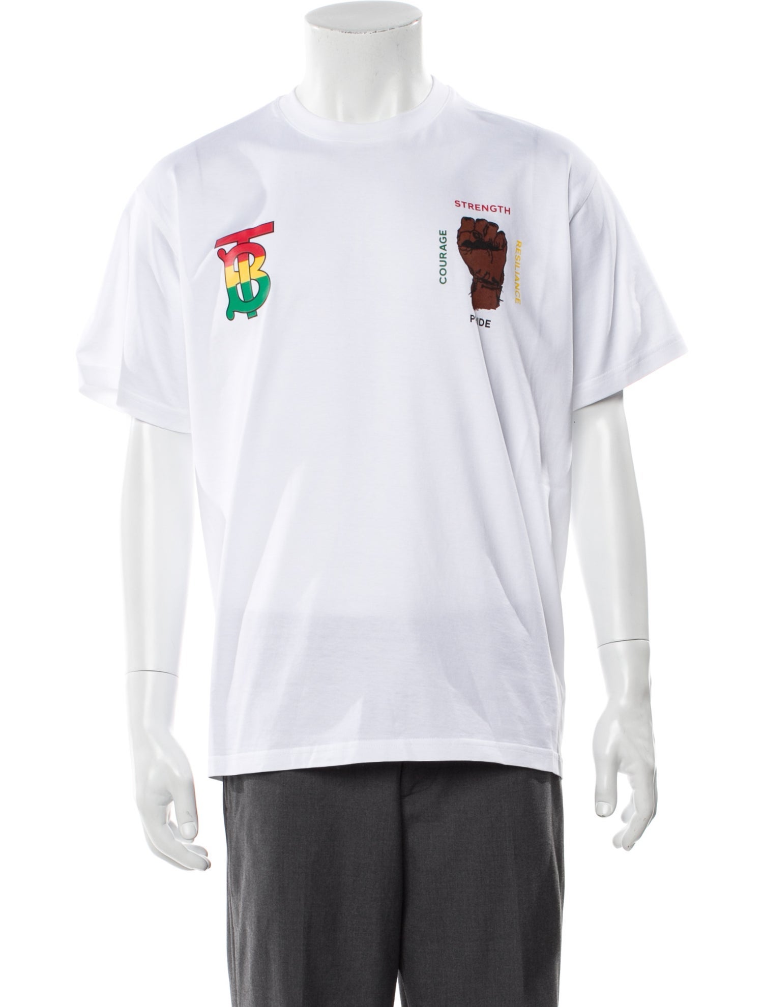 Burberry Graphic Print Crew Neck T-Shirt