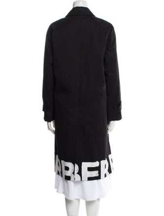 Burberry Graphic Print Trench Coat