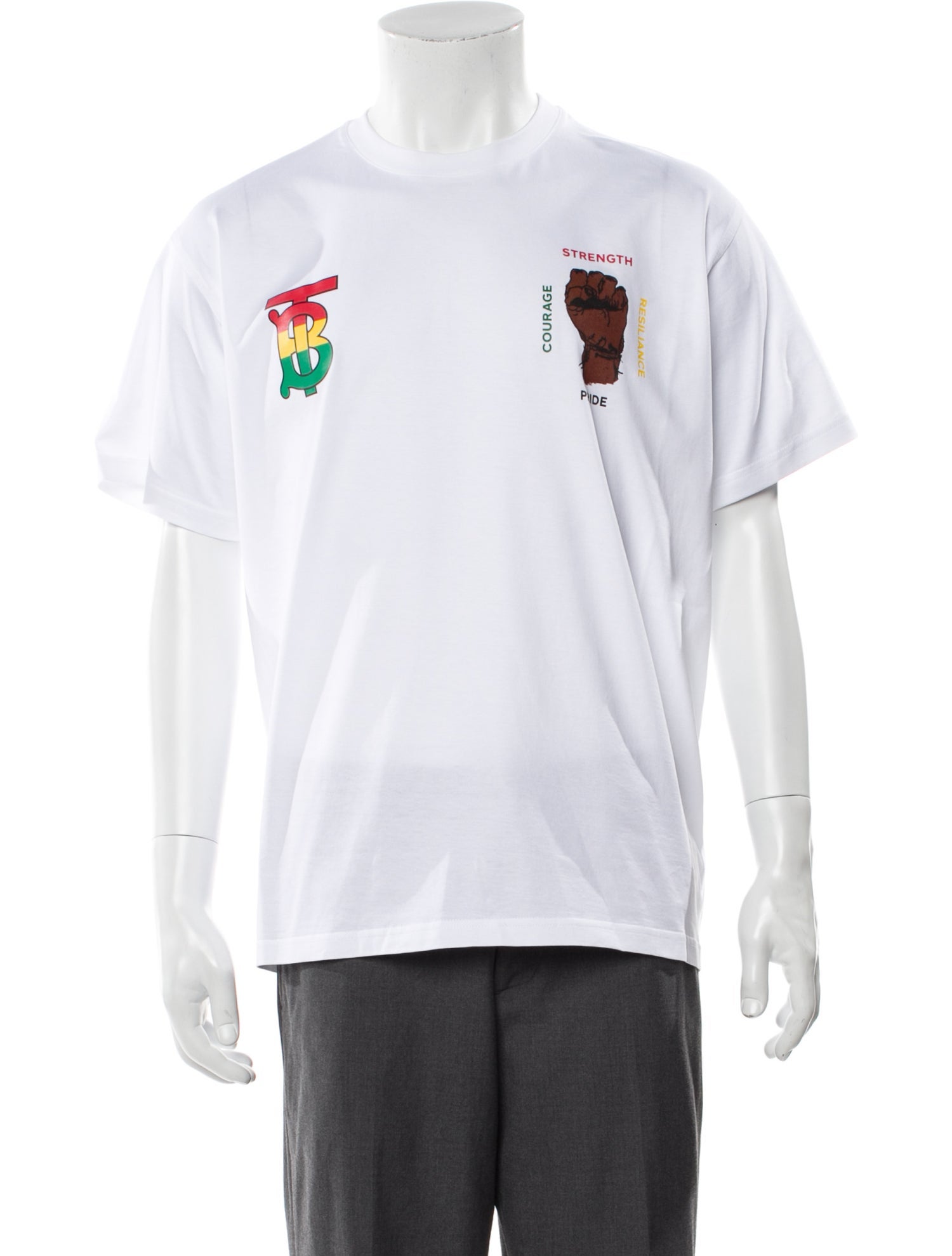 Burberry Graphic Print Crew Neck T-Shirt