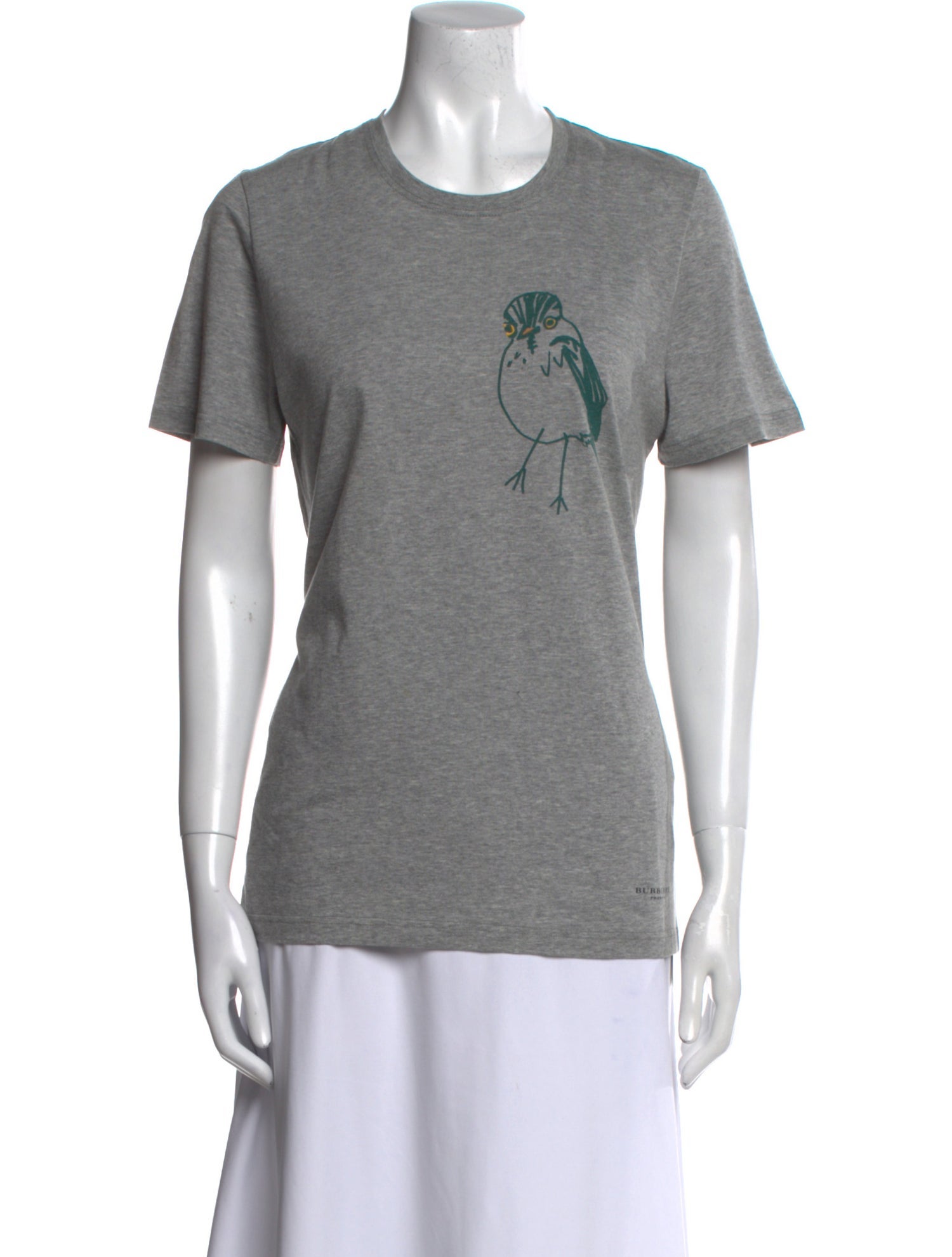 Burberry Prorsum Graphic Print Crew Neck T-Shirt