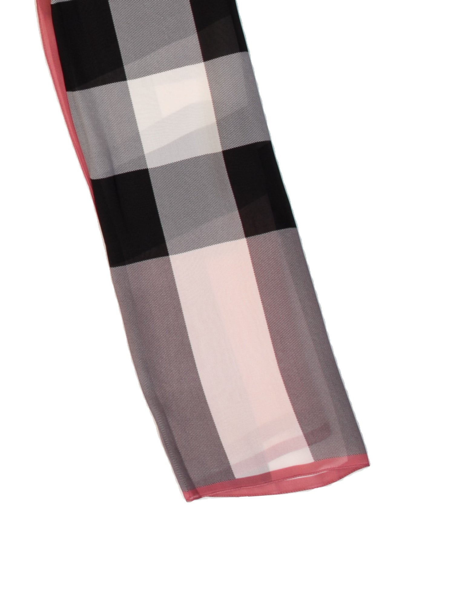 Burberry Silk Plaid Print Scarf w/ Tags