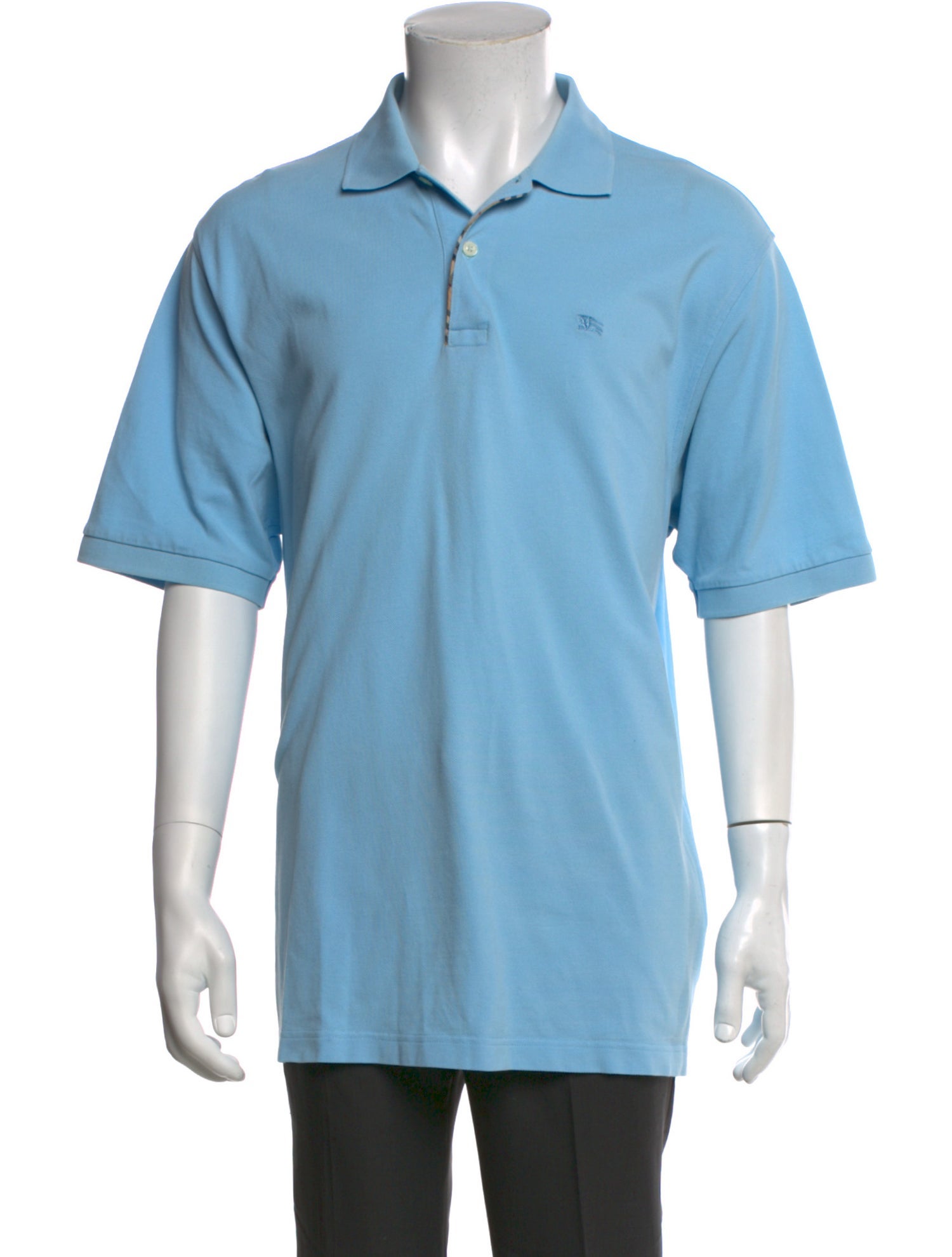 Burberry Nova Check Pattern Collar Polo Shirt