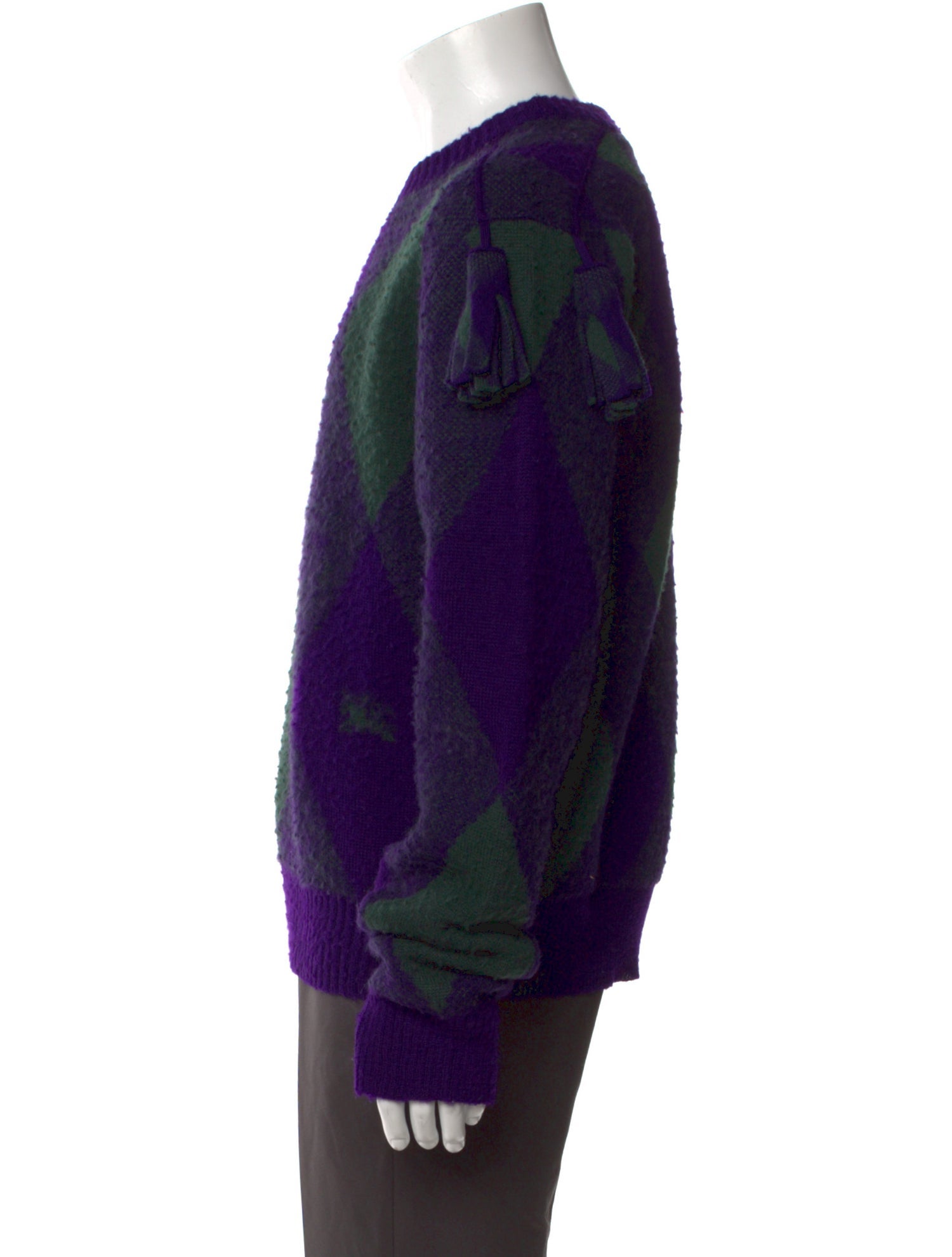 Burberry Wool Colorblock Pattern Pullover w/ Tags