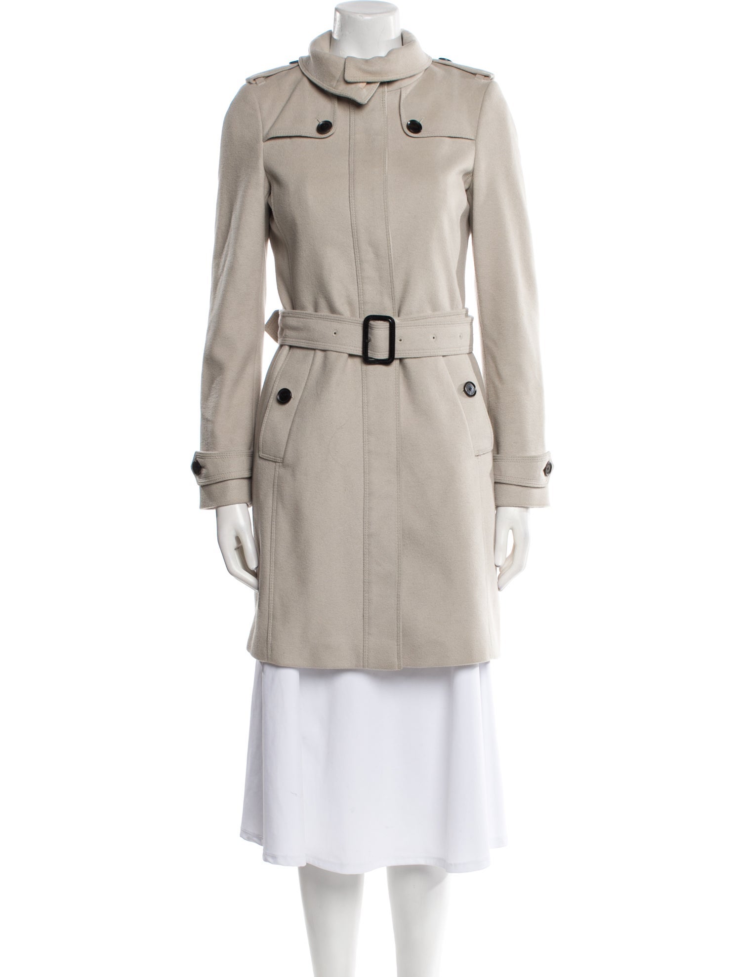 Burberry Virgin Wool Trench Coat