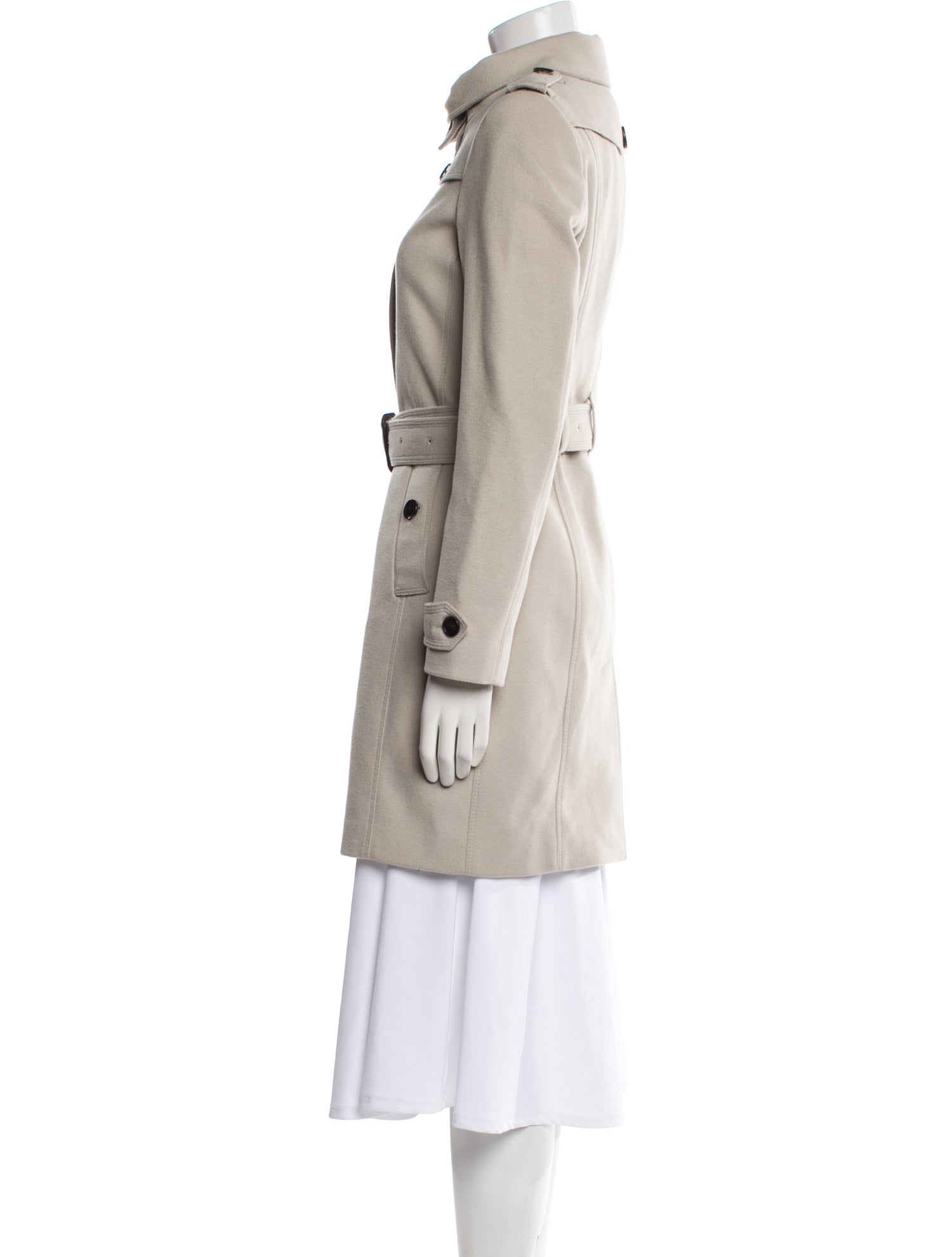 Burberry Virgin Wool Trench Coat