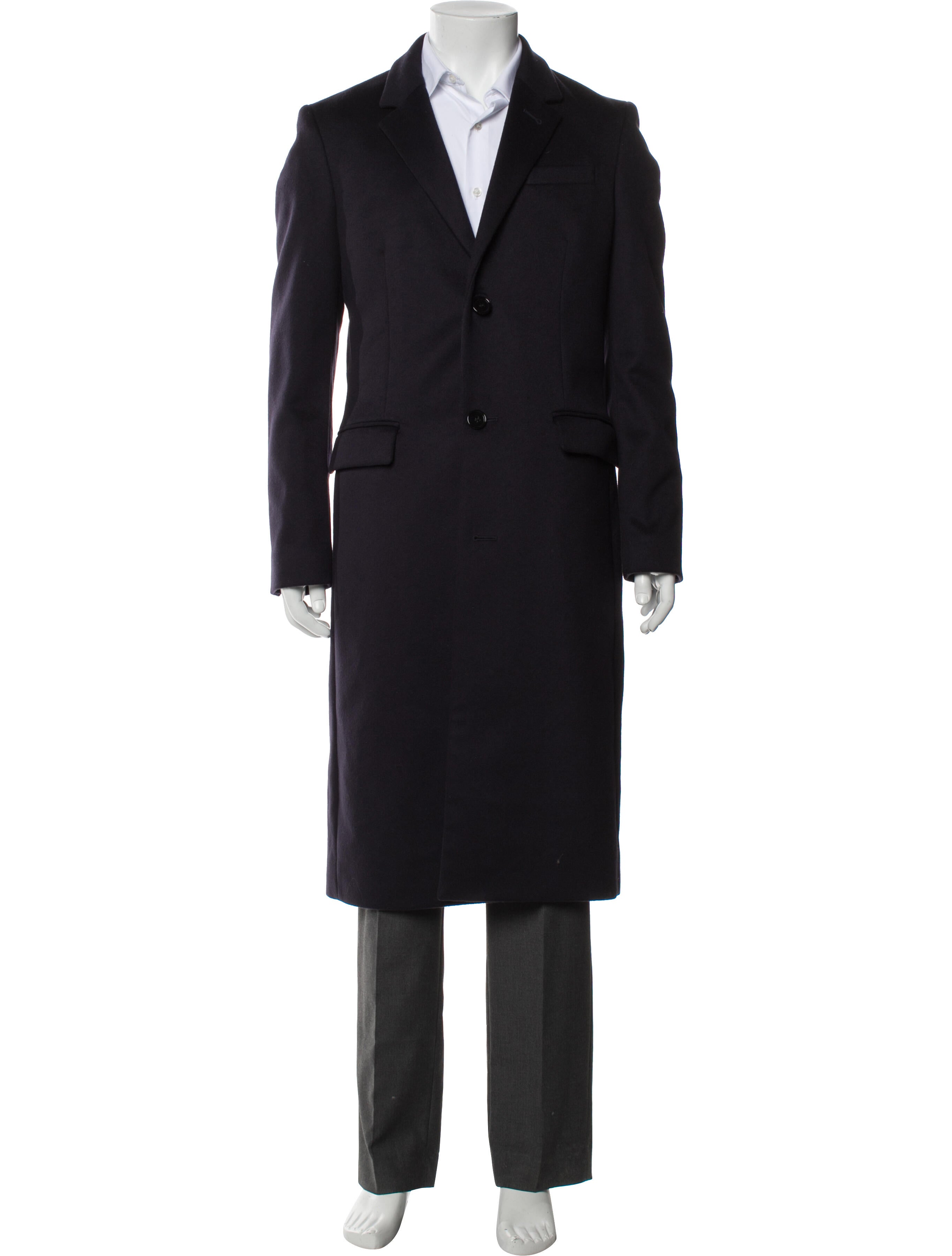 Burberry Abstract Check Virgin Wool Overcoat w/ Tags