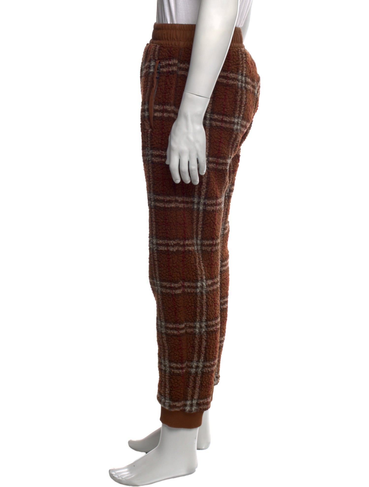 Burberry Plaid Print Joggers