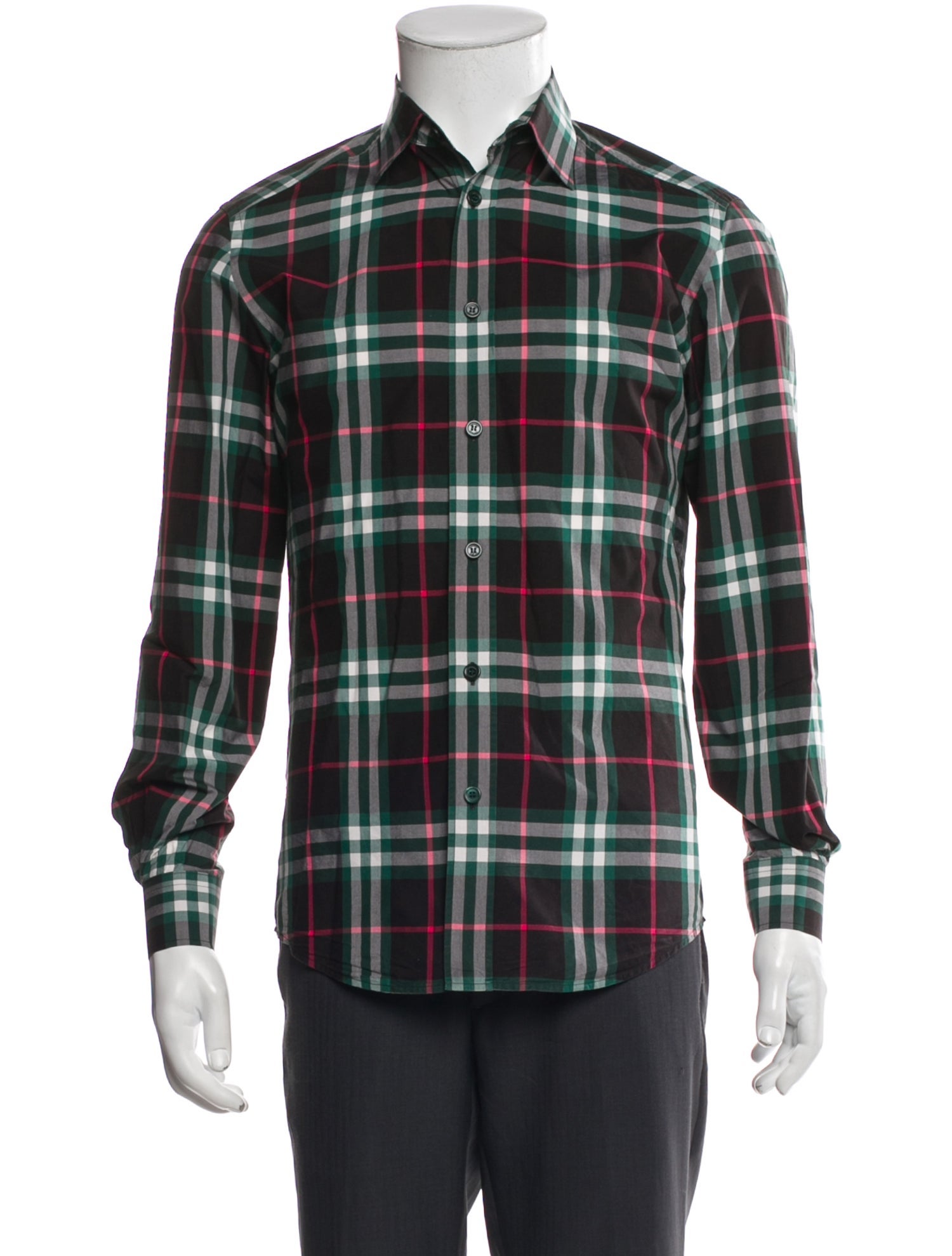 Burberry House Check Pattern Long Sleeve Shirt