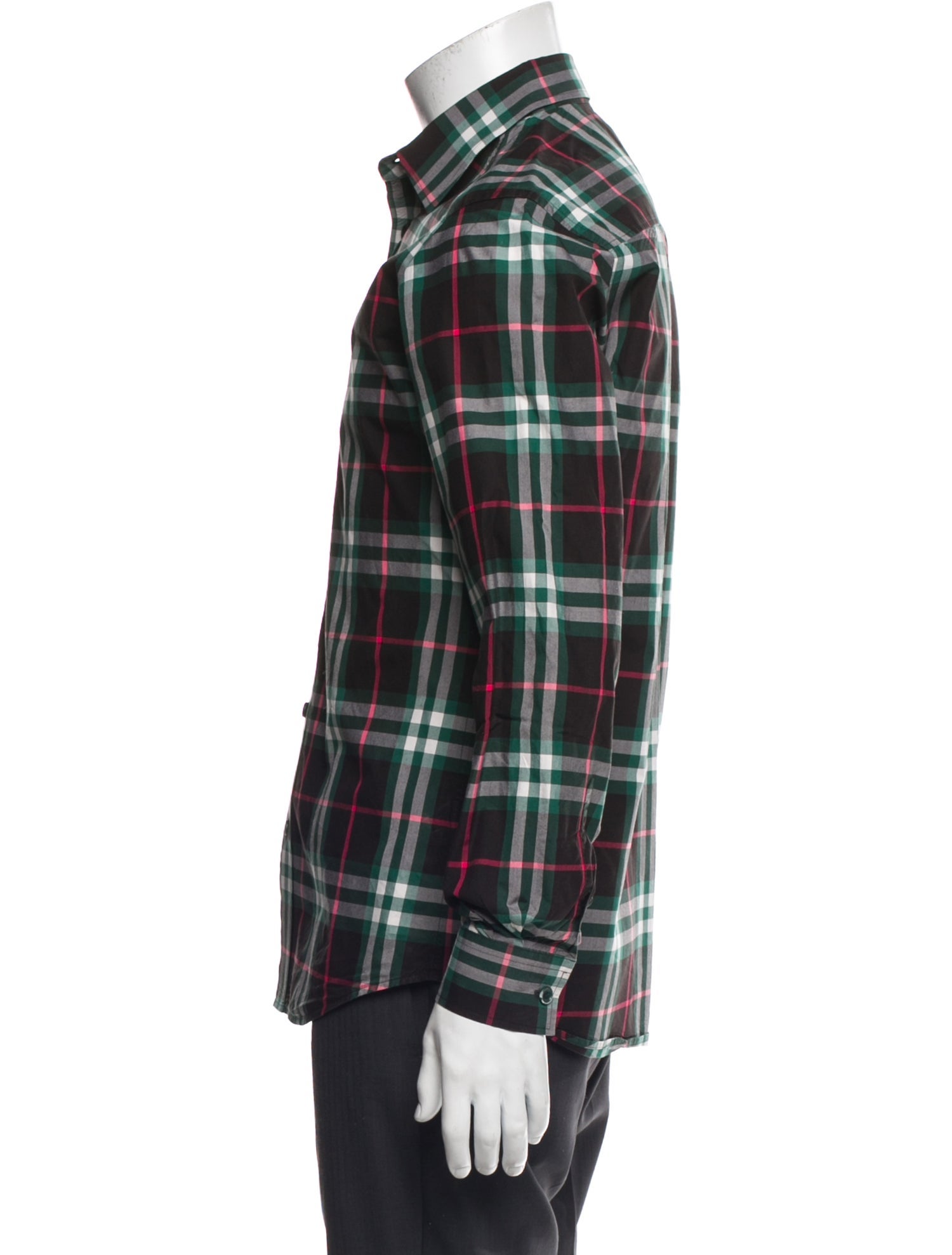 Burberry House Check Pattern Long Sleeve Shirt