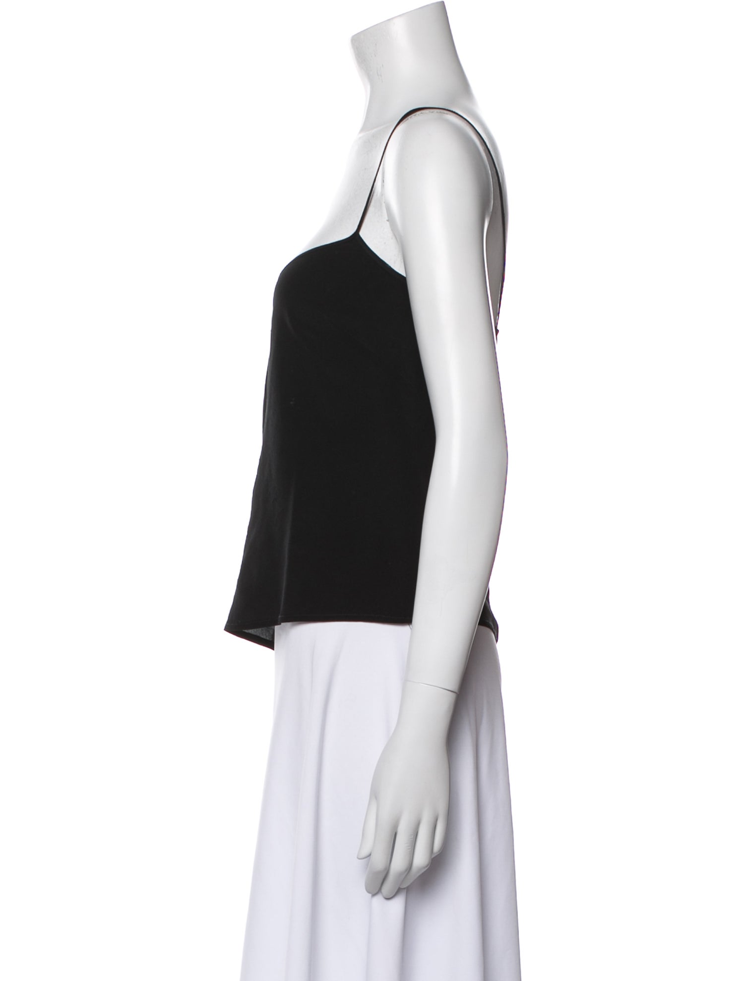 Burberry Prorsum Silk V-Neck Top