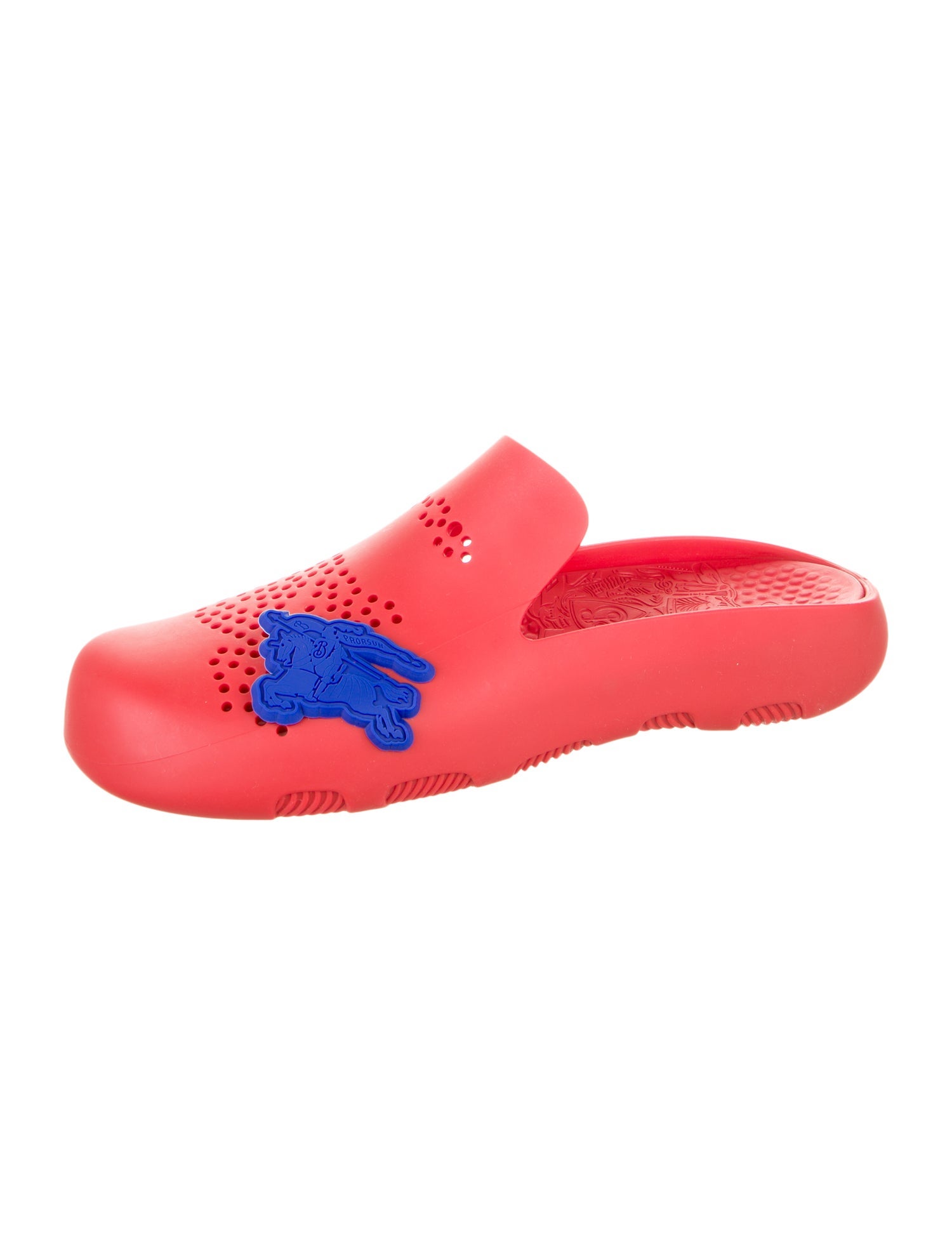 Burberry Rubber Lasercut Accents Slides