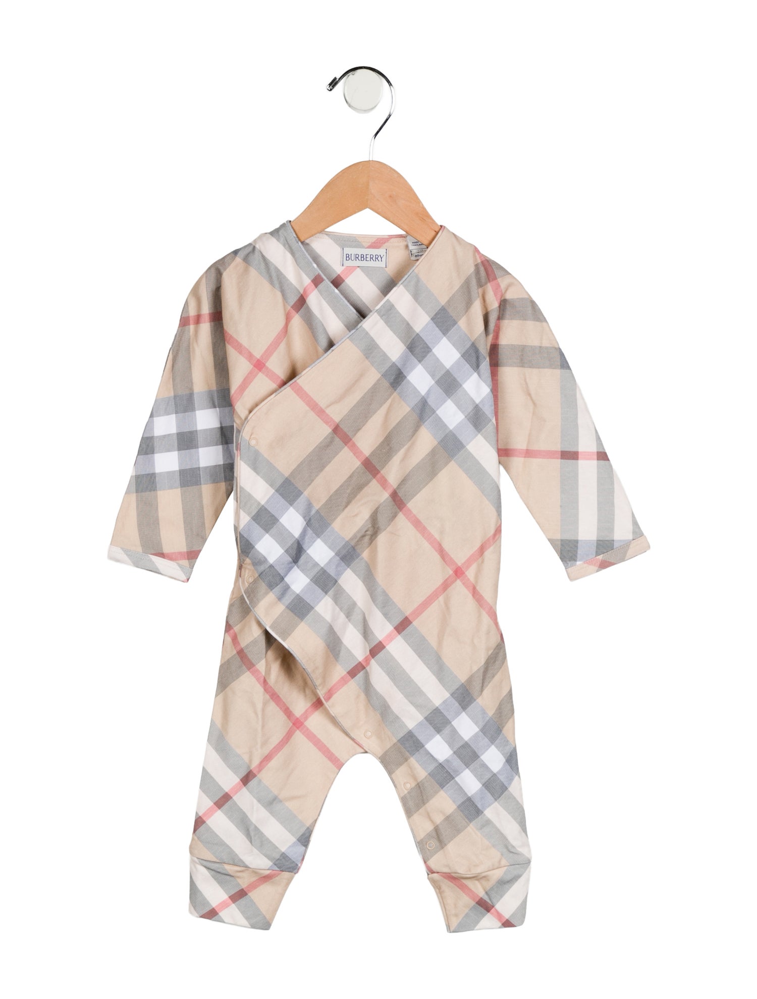 Burberry Toddler Boys' Nova Check Print Onesie w/Tags