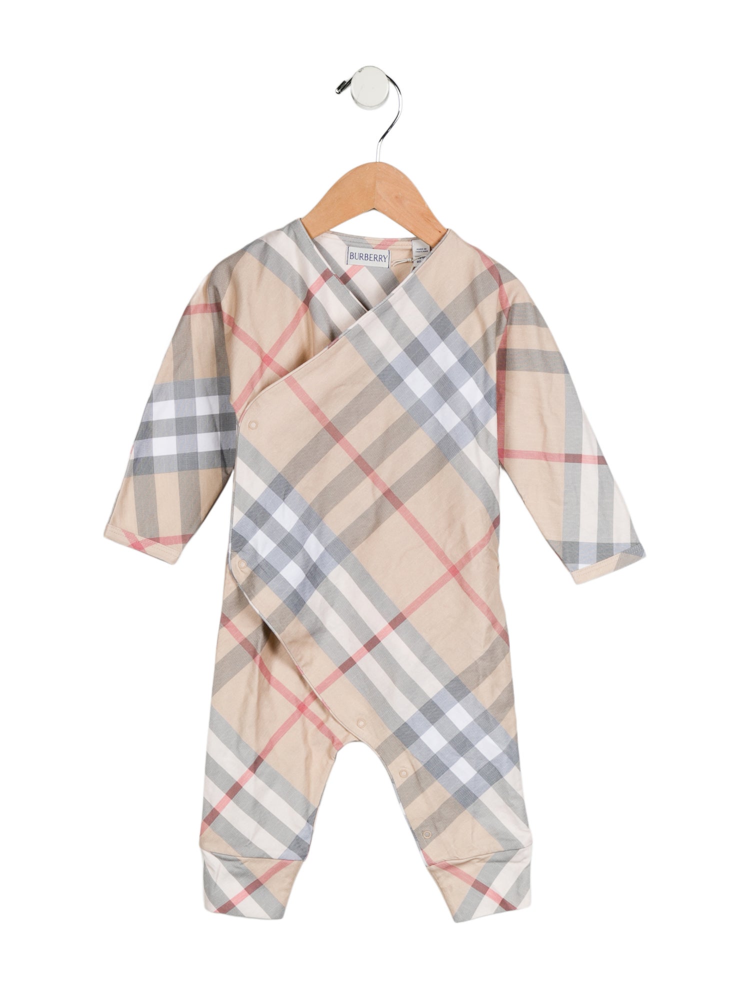Burberry Toddler Boys' Nova Check Print Onesie w/Tags