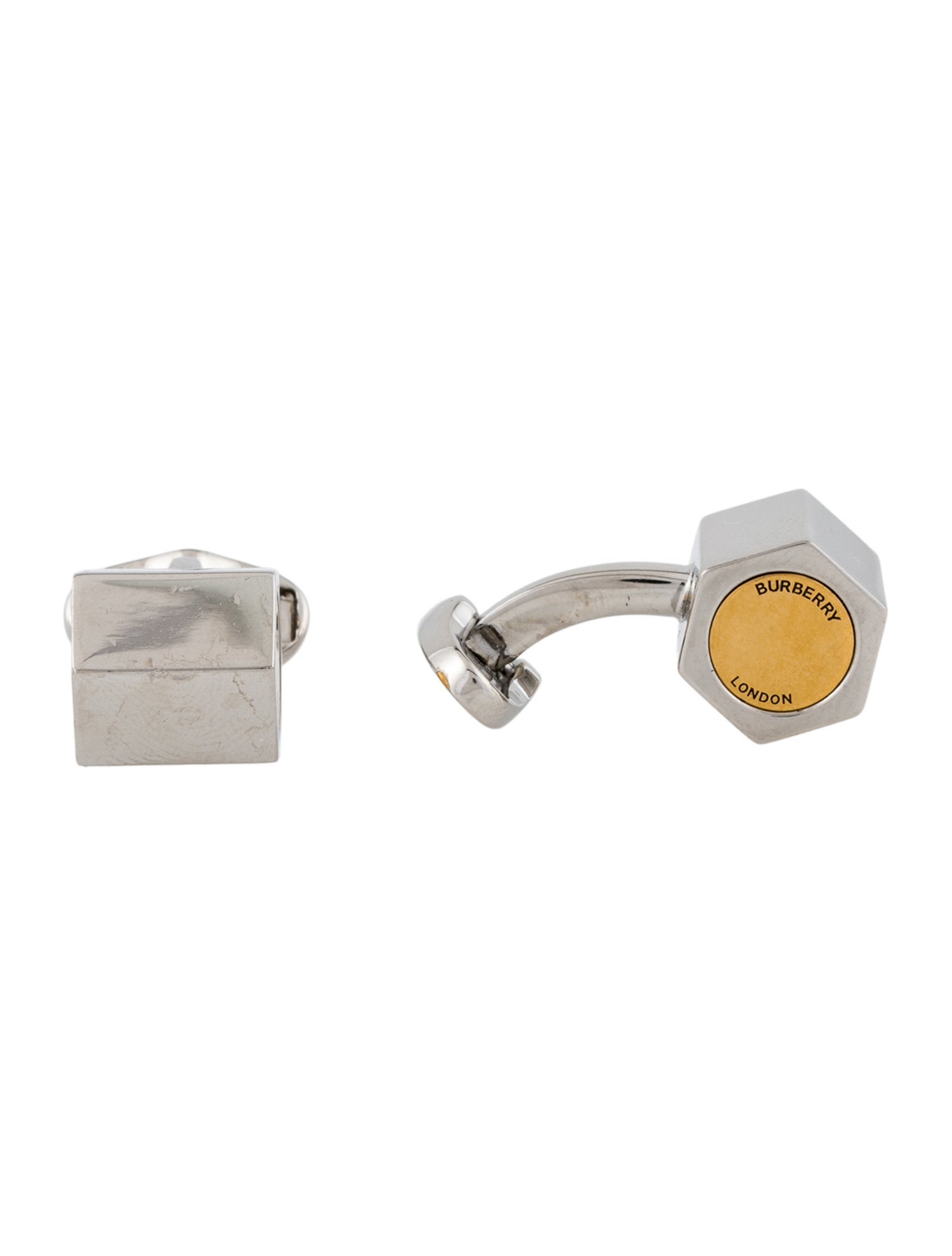 Burberry Two-Tone Cuff links