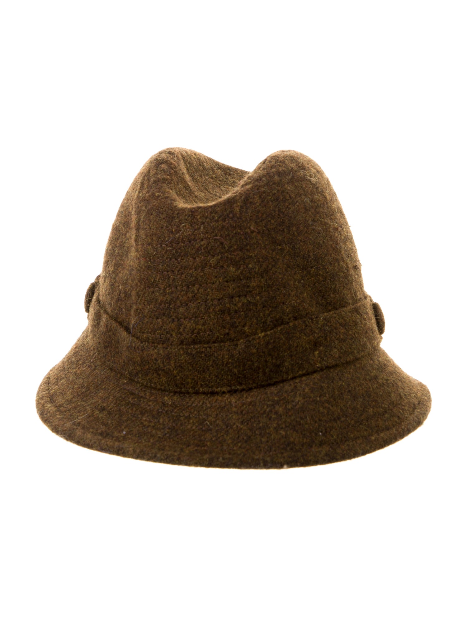 Burberry wool brown hat.