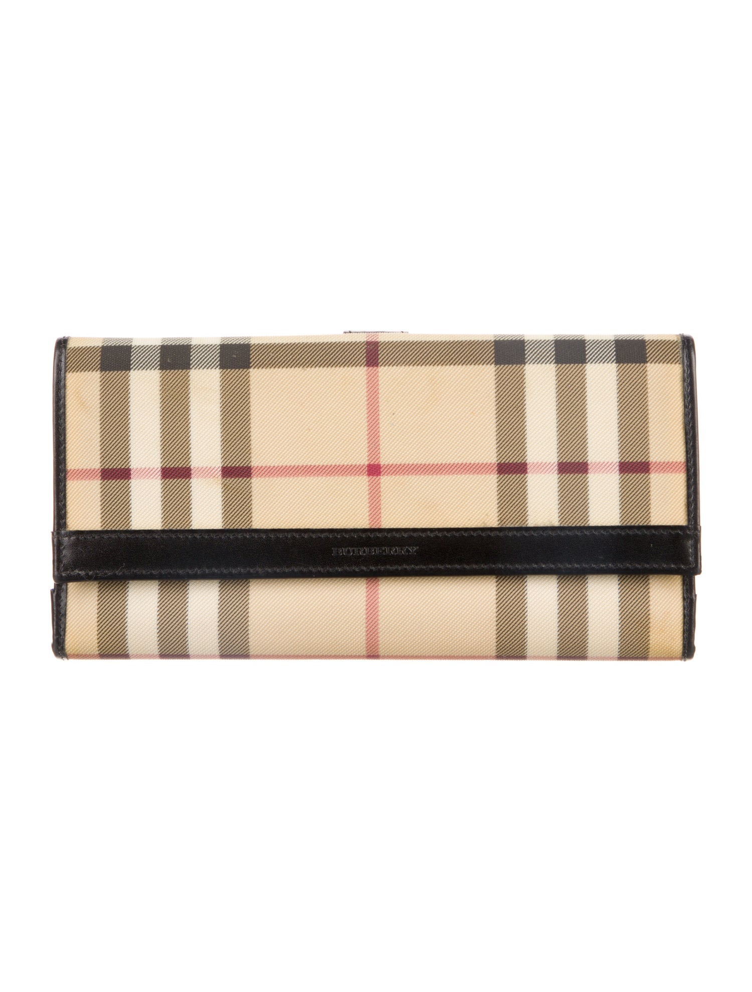 Burberry Nova Check Pattern Continental Wallet