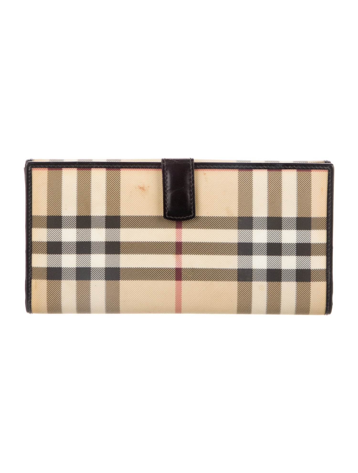 Burberry Nova Check Pattern Continental Wallet