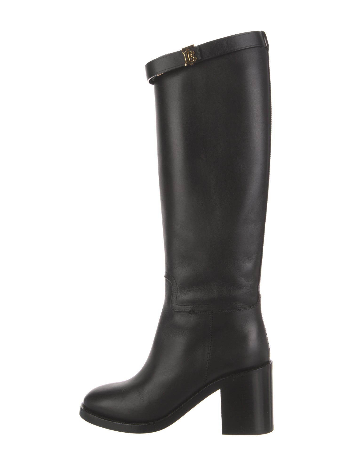 Burberry Leather Riding Boots