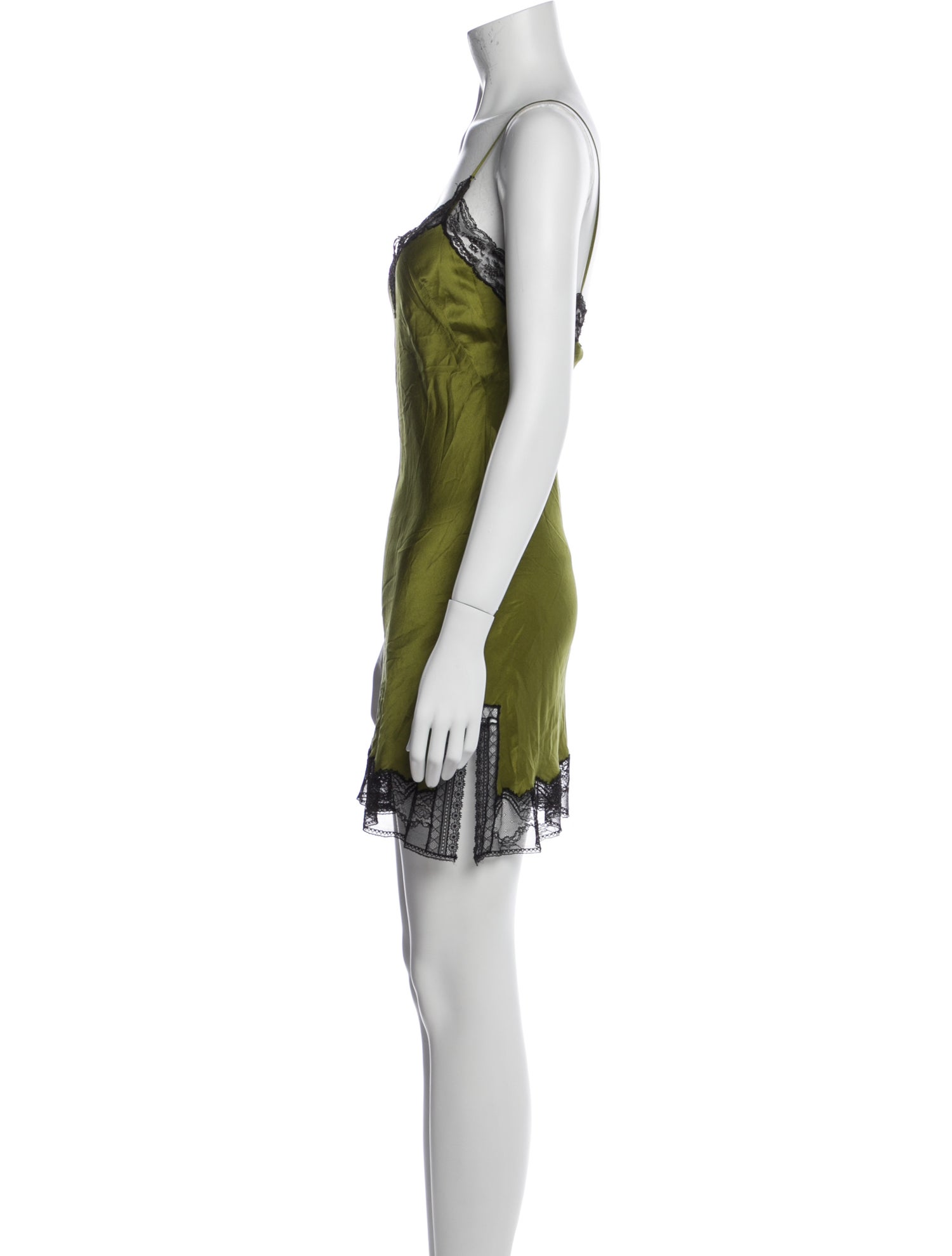 Burberry V-Neck Mini Dress