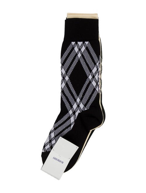 Burberry Patterned Long Socks