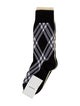 Burberry Patterned Long Socks