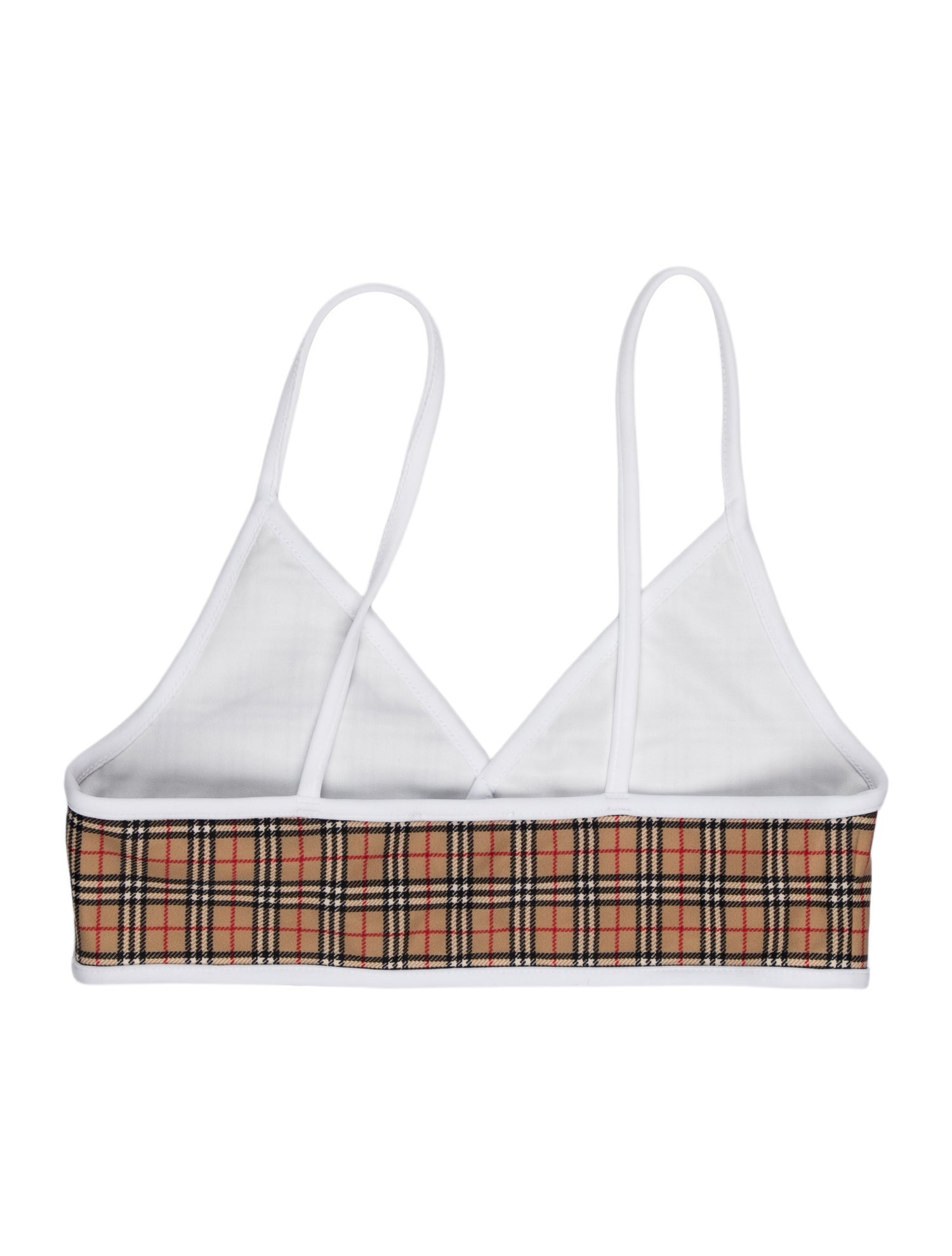 Burberry Girls' House Check Print Swimsuit Top w/Tags