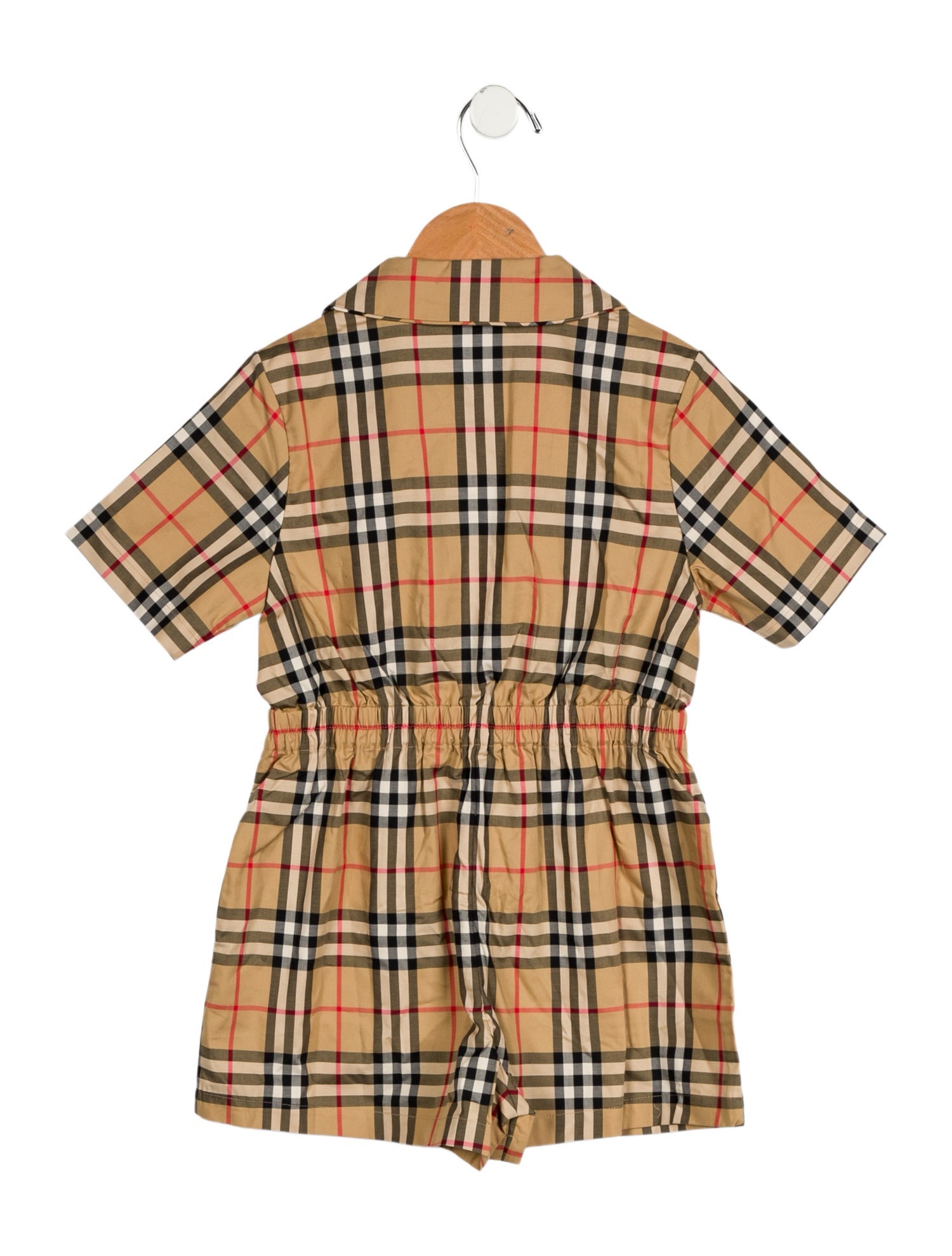 Burberry Girls' House Check Print Romper w/Tags
