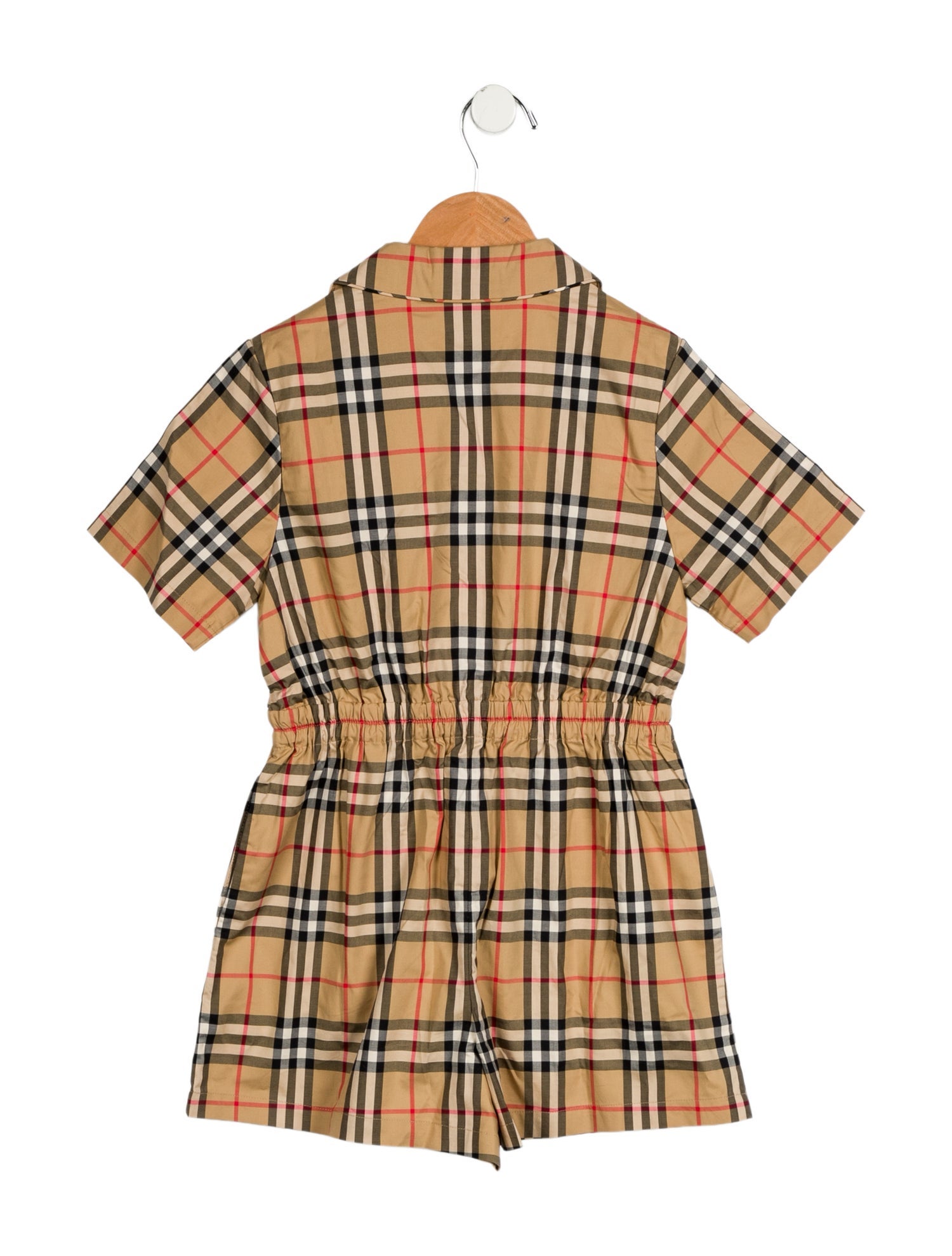Burberry Girls' House Check Print Romper w/Tags