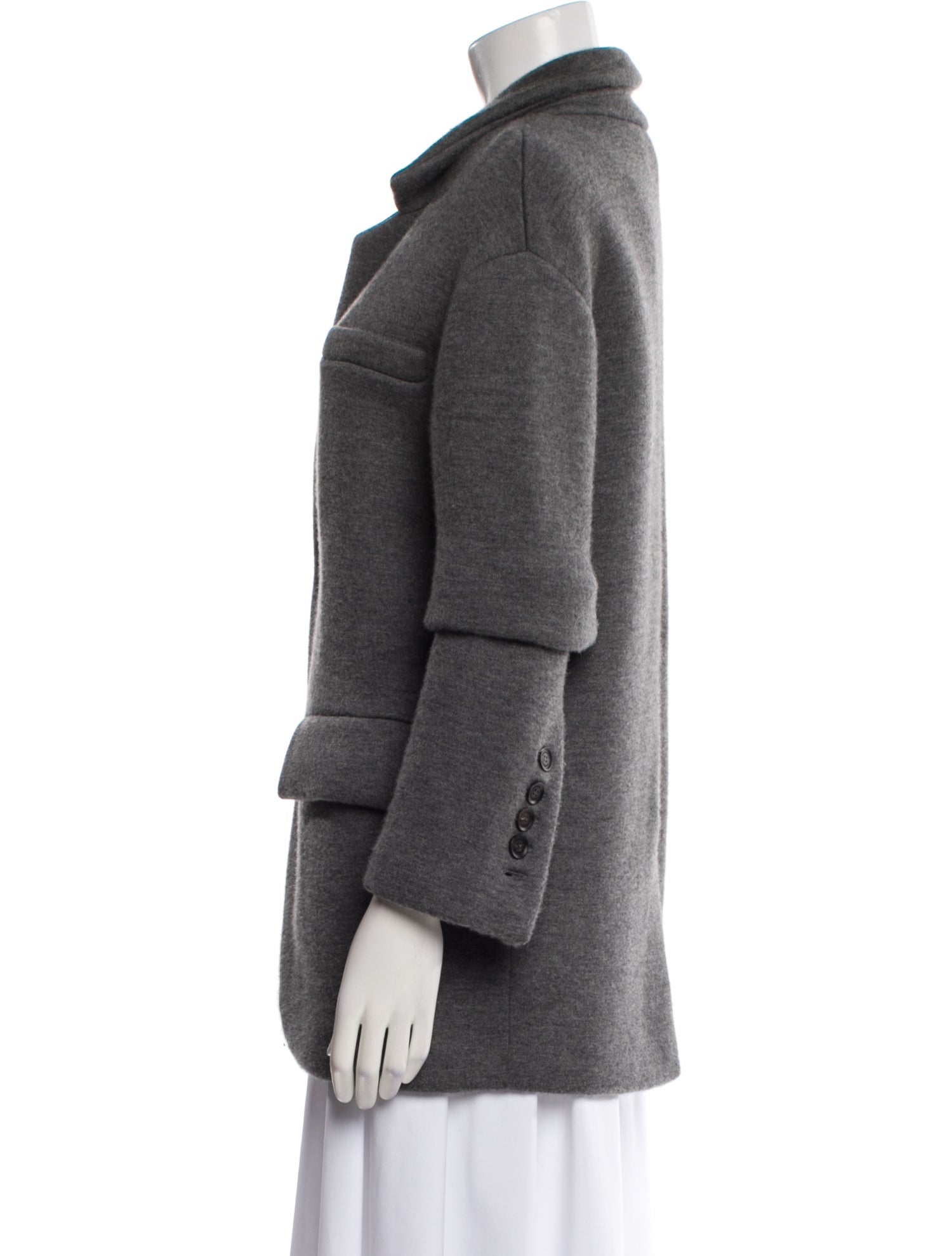 Burberry Cashmere Faux Fur Jacket