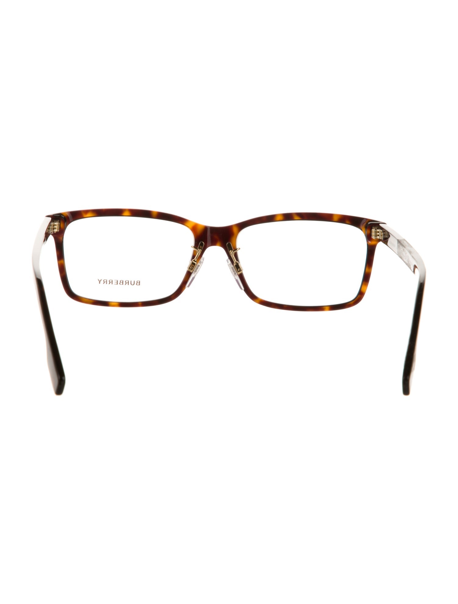 Burberry Tortoiseshell Square Eyeglasses