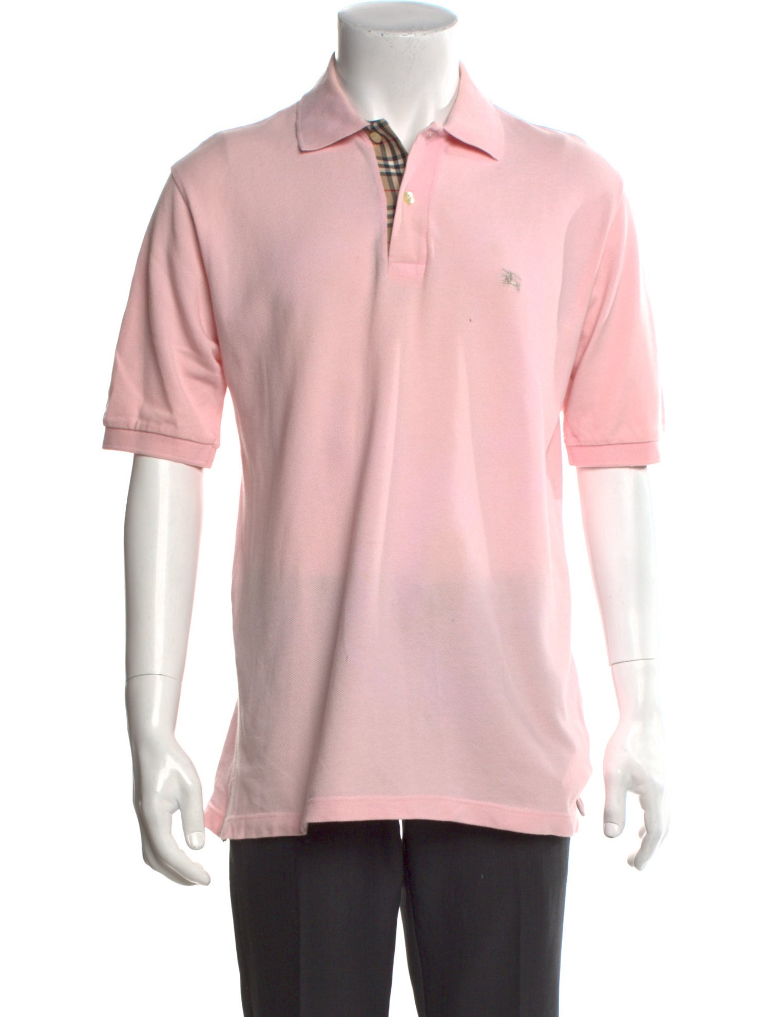 Burberry Crew Neck Short Sleeve Polo Shirt