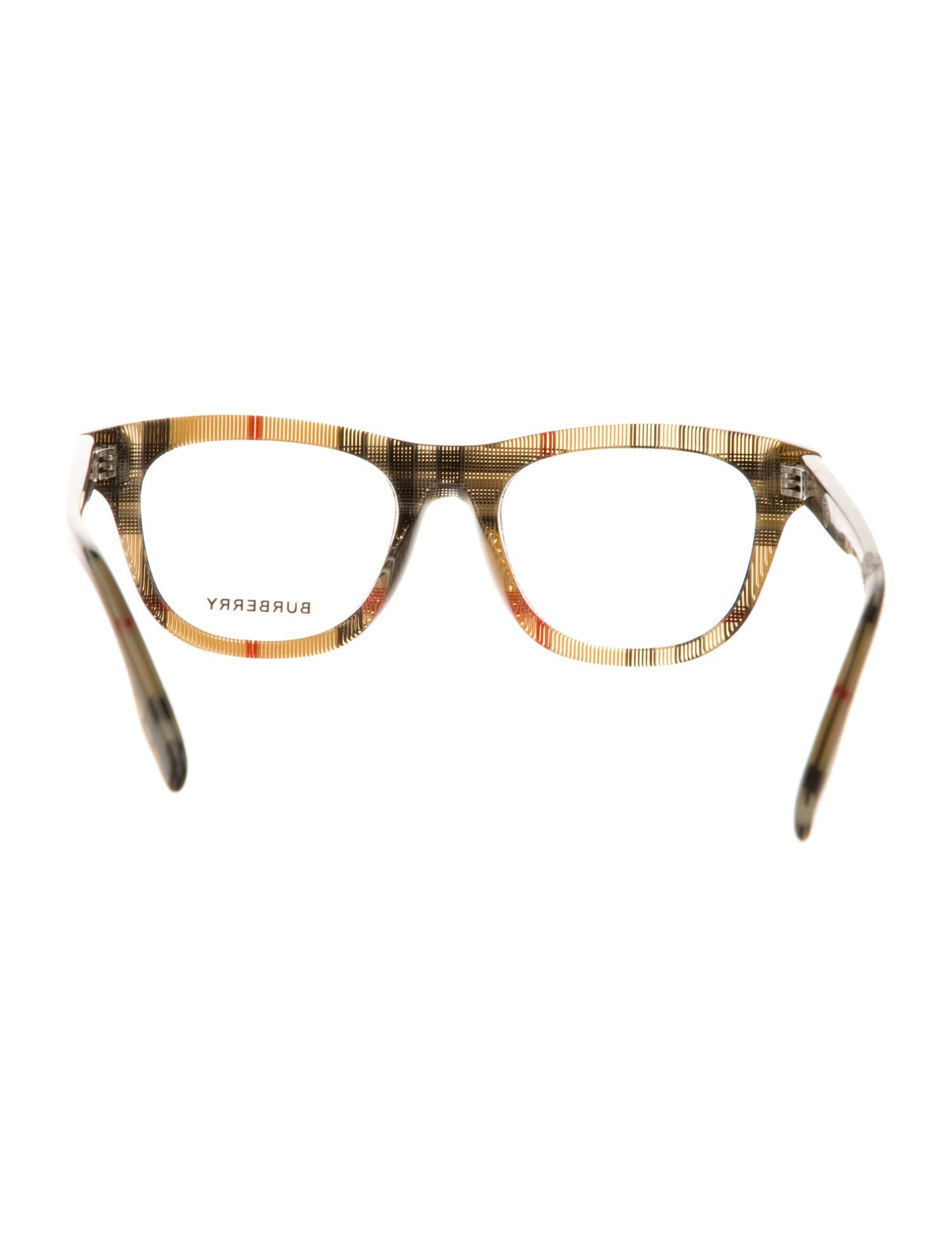 Burberry House Check Pattern Cat-Eye Eyeglasses
