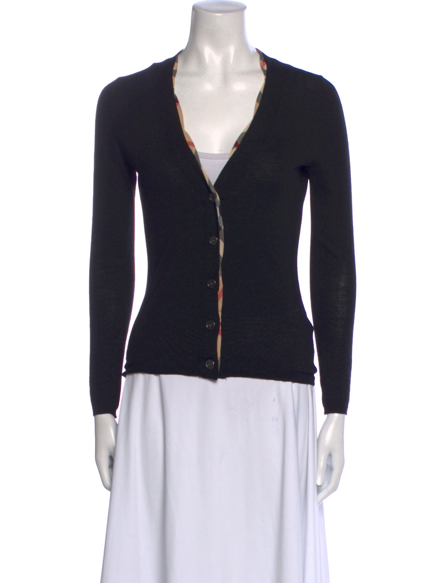 Burberry Wool V-Neck Sweater