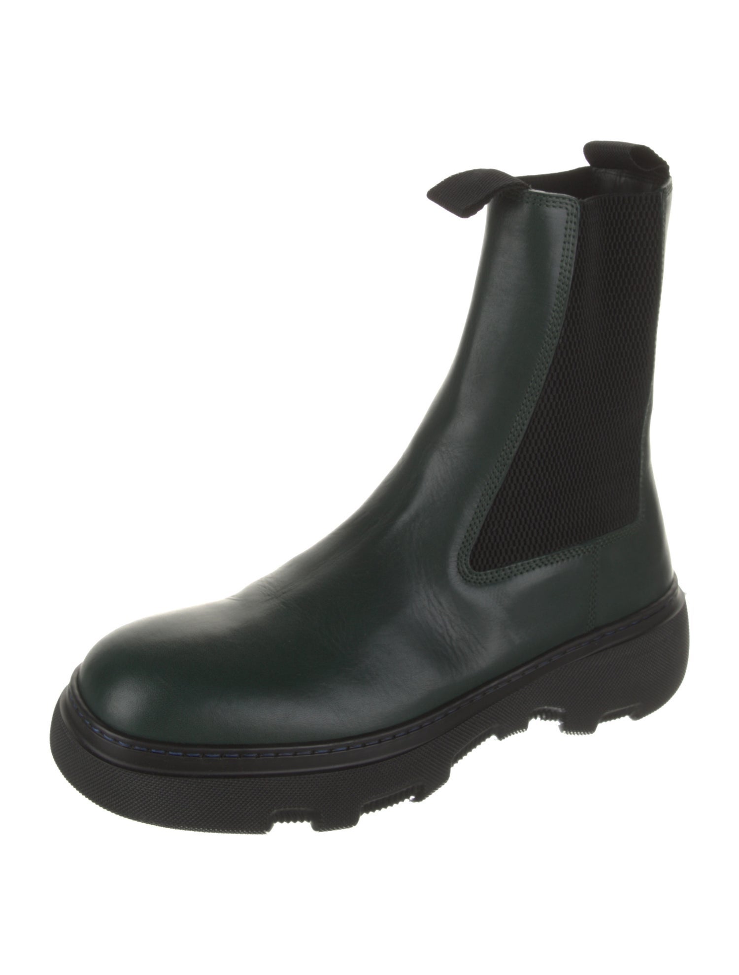 Burberry Leather Chelsea Boots