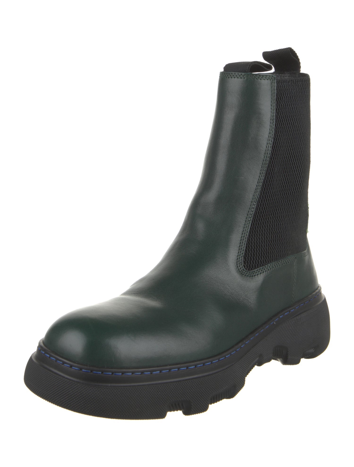 Burberry Leather Chelsea Boots