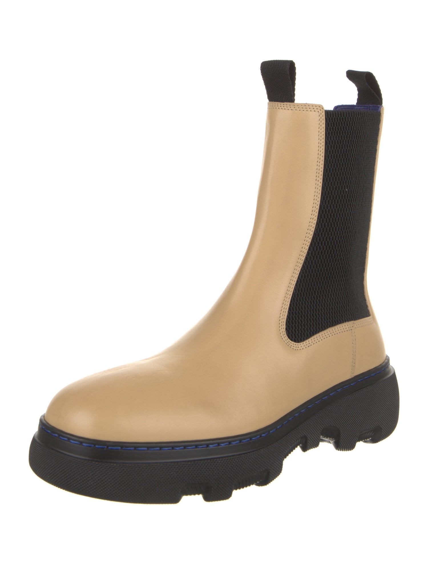 Burberry Leather Chelsea Boots