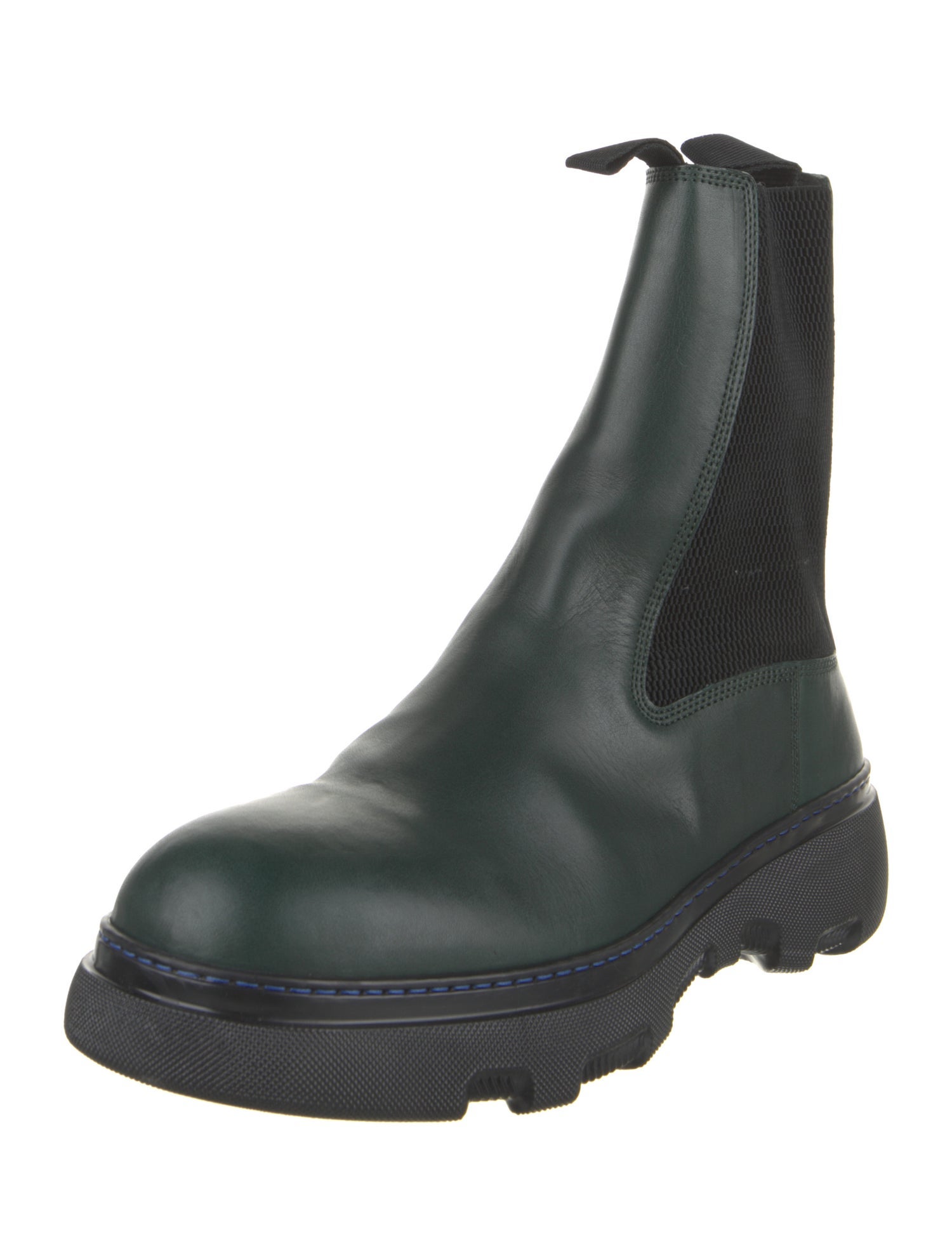 Burberry Leather Chelsea Boots