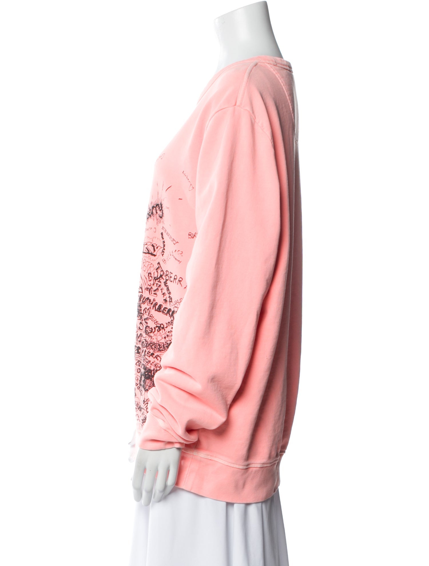 Burberry Graphic Print Crew Neck Sweatshirt