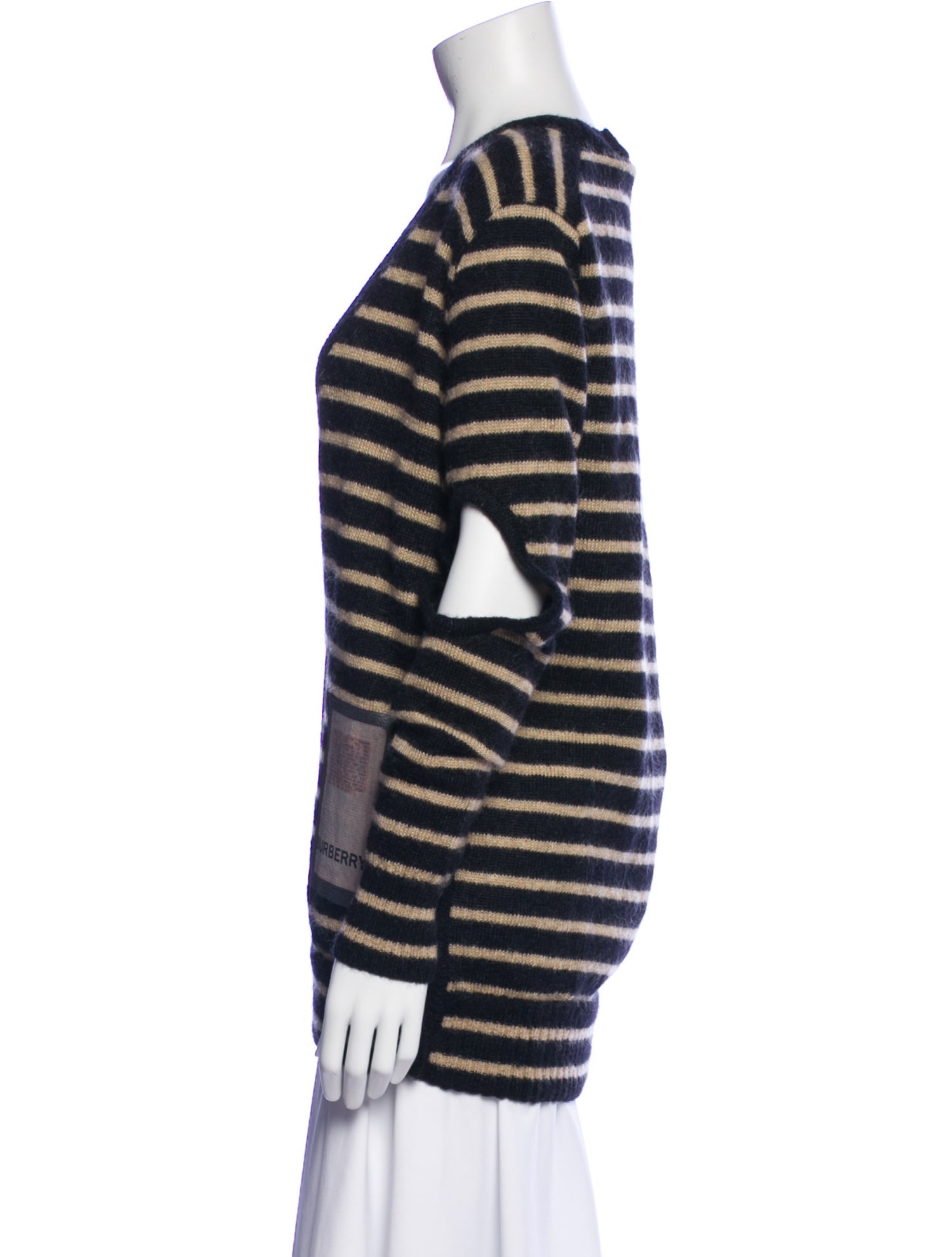 Burberry Mohair Striped Sweater w/ Tags