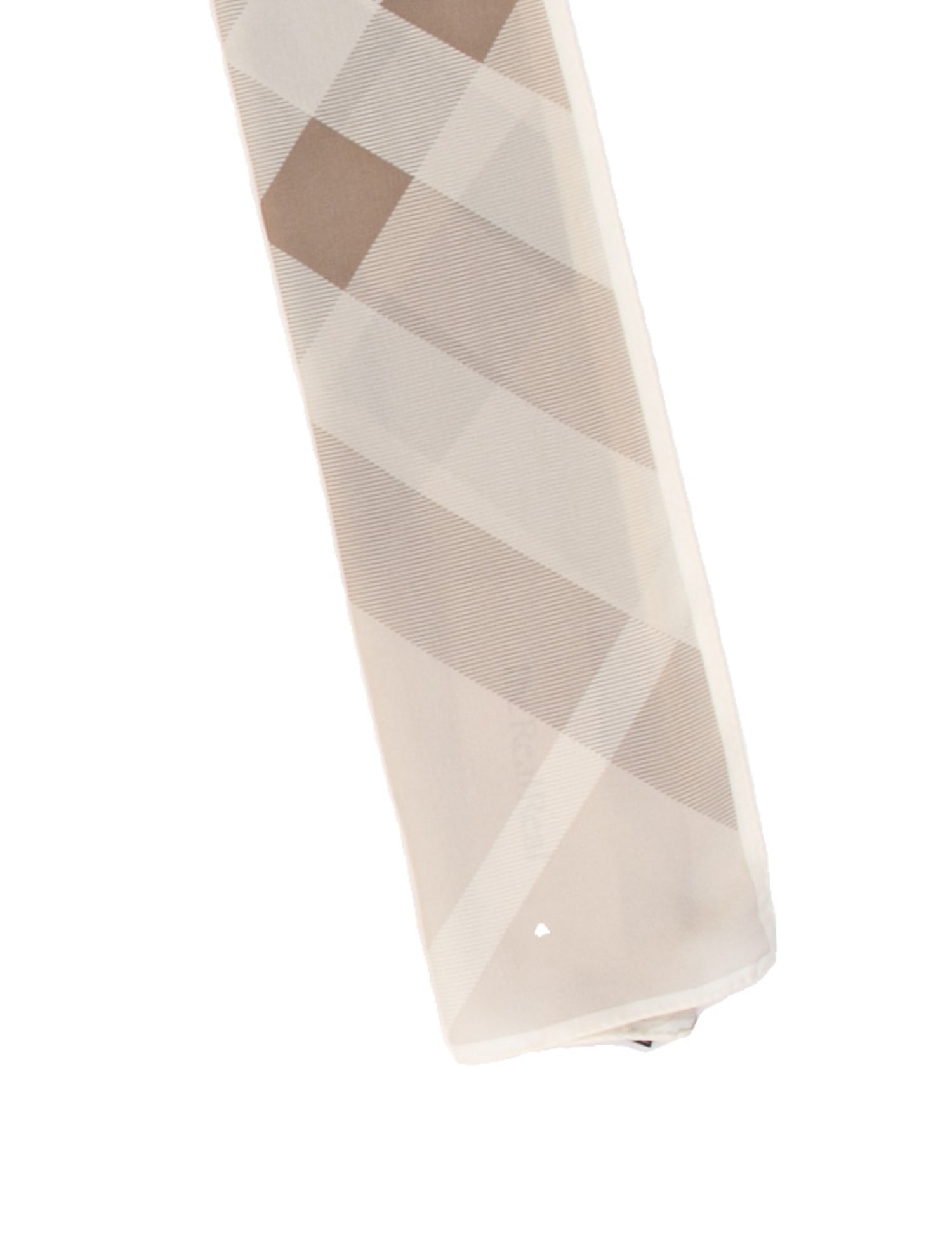 Burberry Silk Striped Scarf w/ Tags