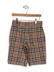 Burberry Boy's check print shorts