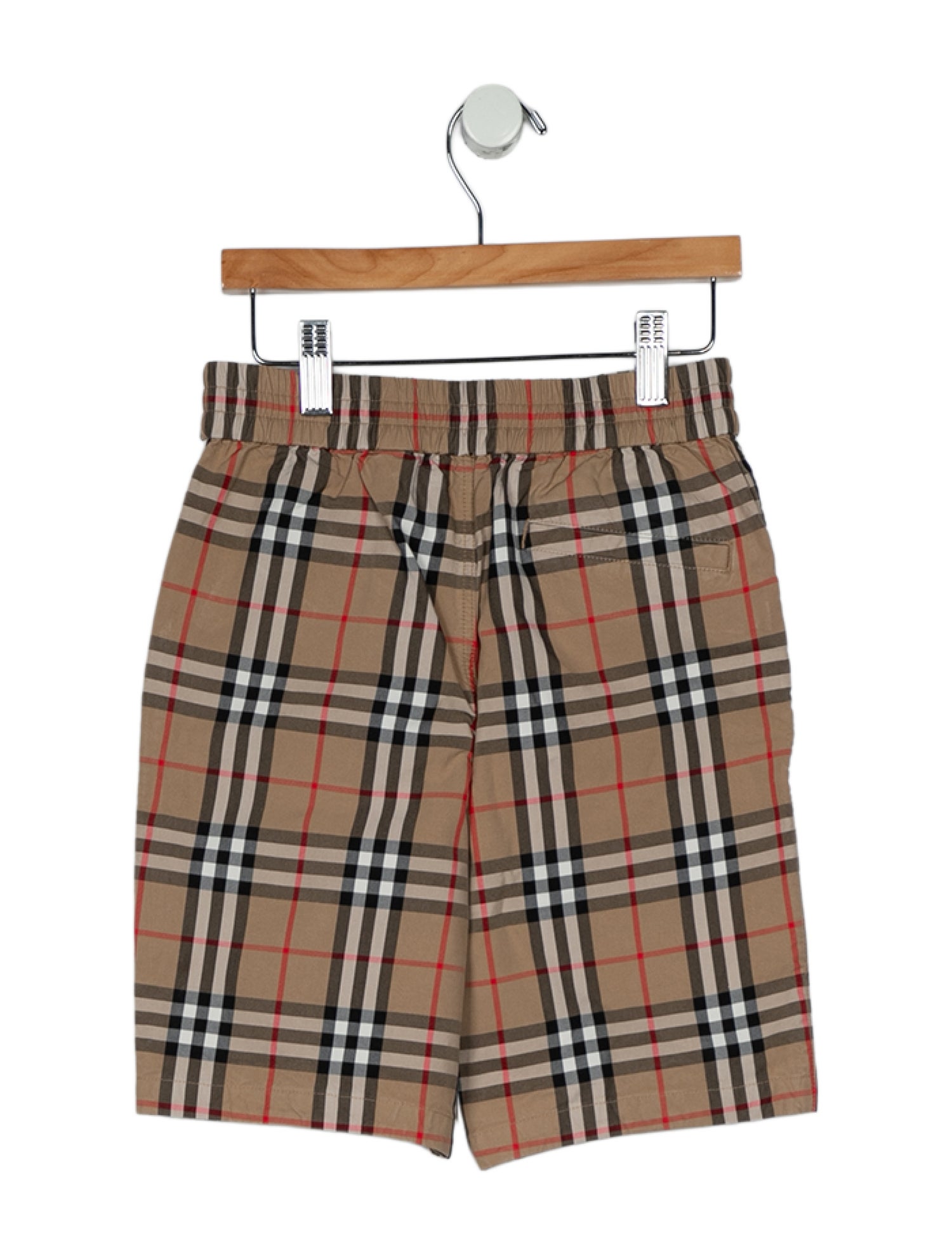 Burberry Boy's check print shorts